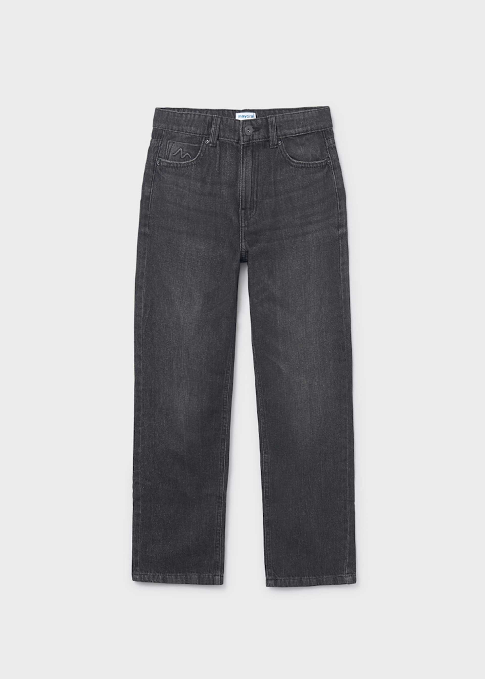 Pantalon large en denim fille