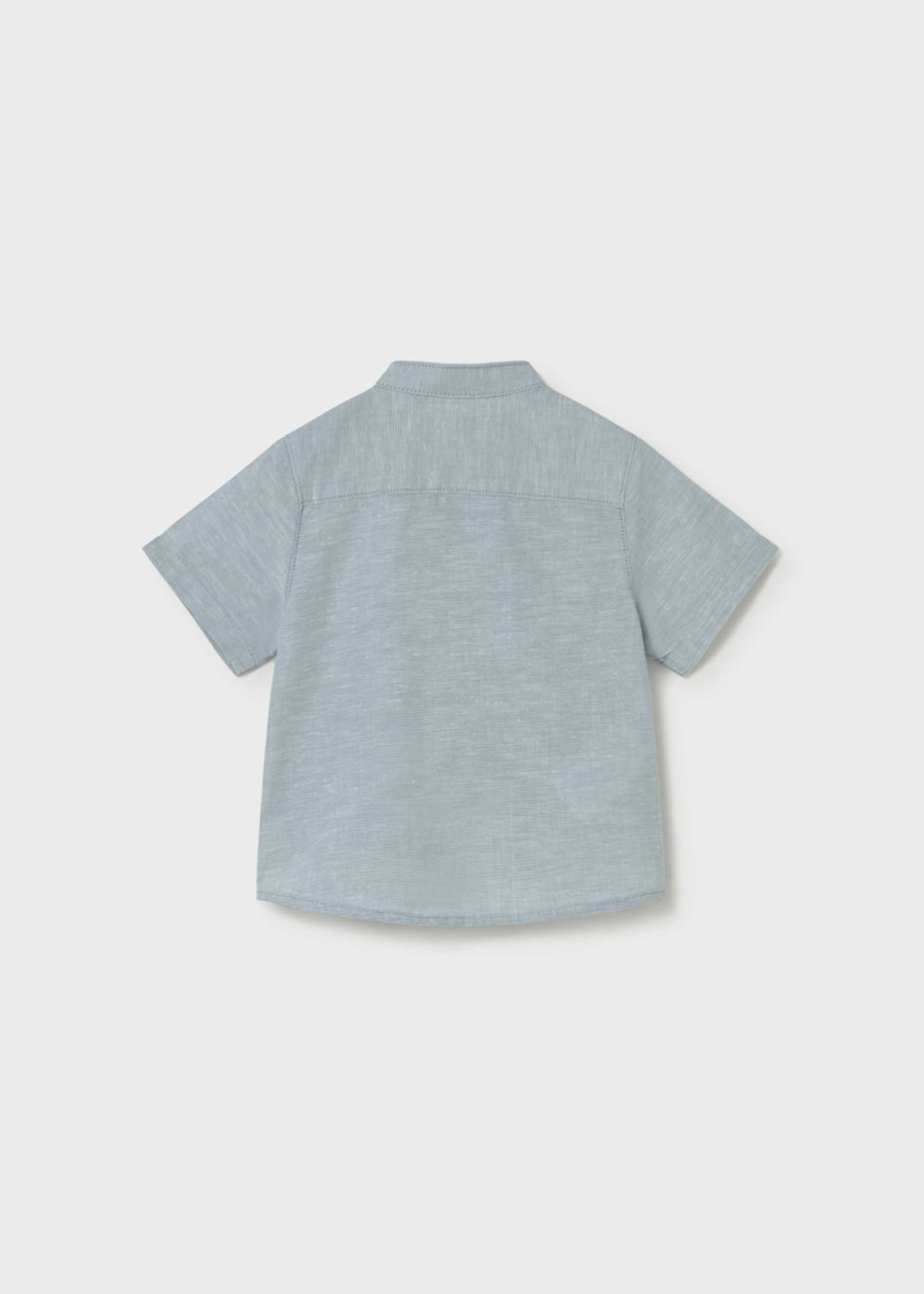 Chemise en lin et col mao bébé