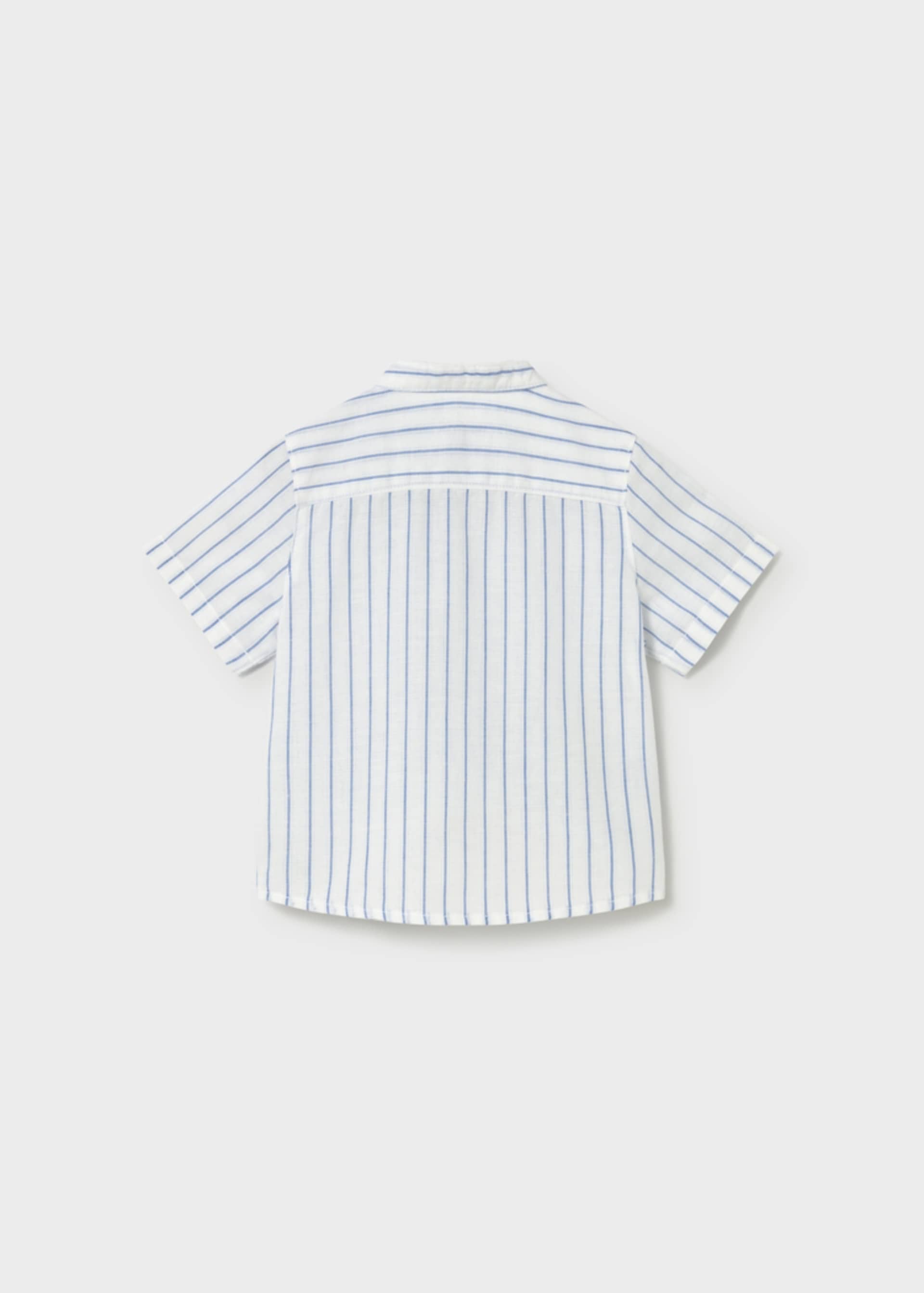 Chemise avec lin et col mao bébé