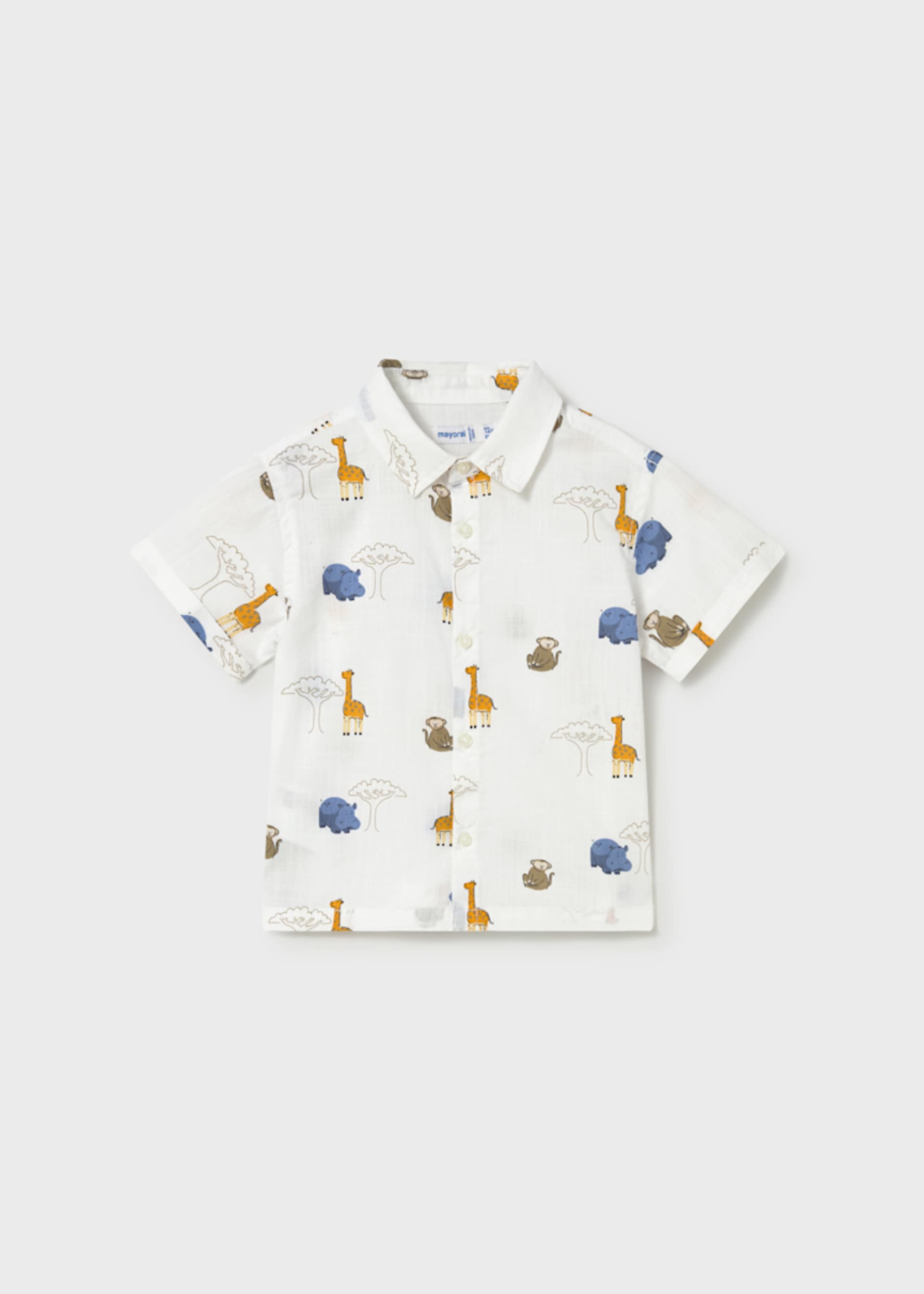 Chemise imprimée animaux bébé