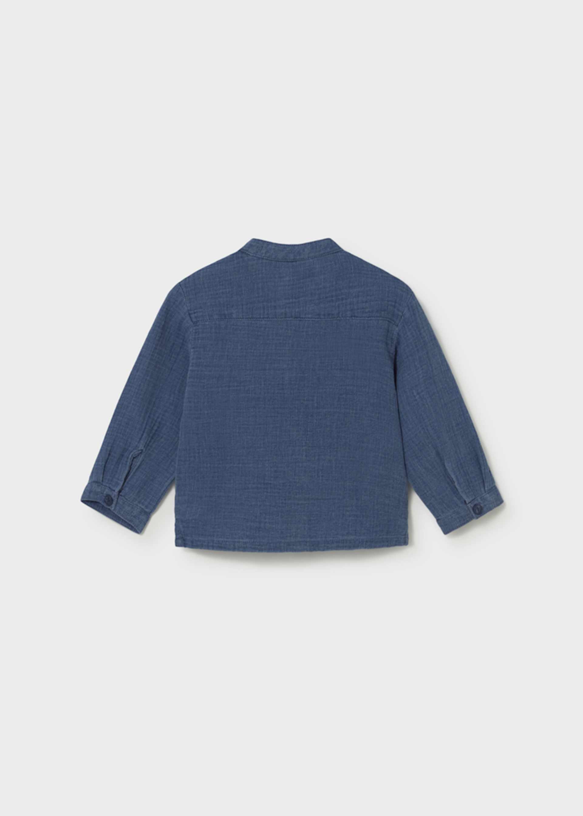 Chemise à manches longues en denim bébé