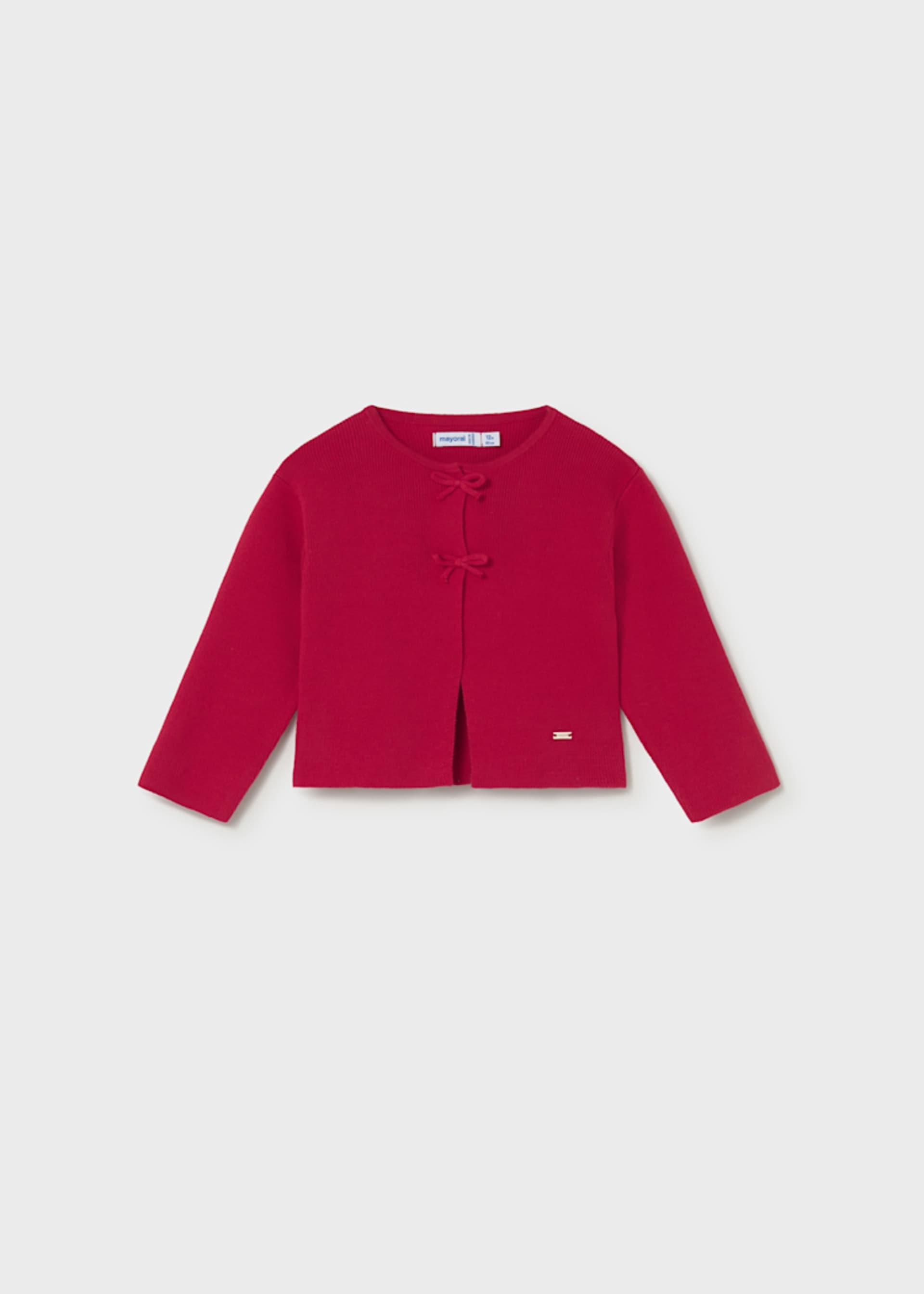 Cardigan en tricot nœuds bébé