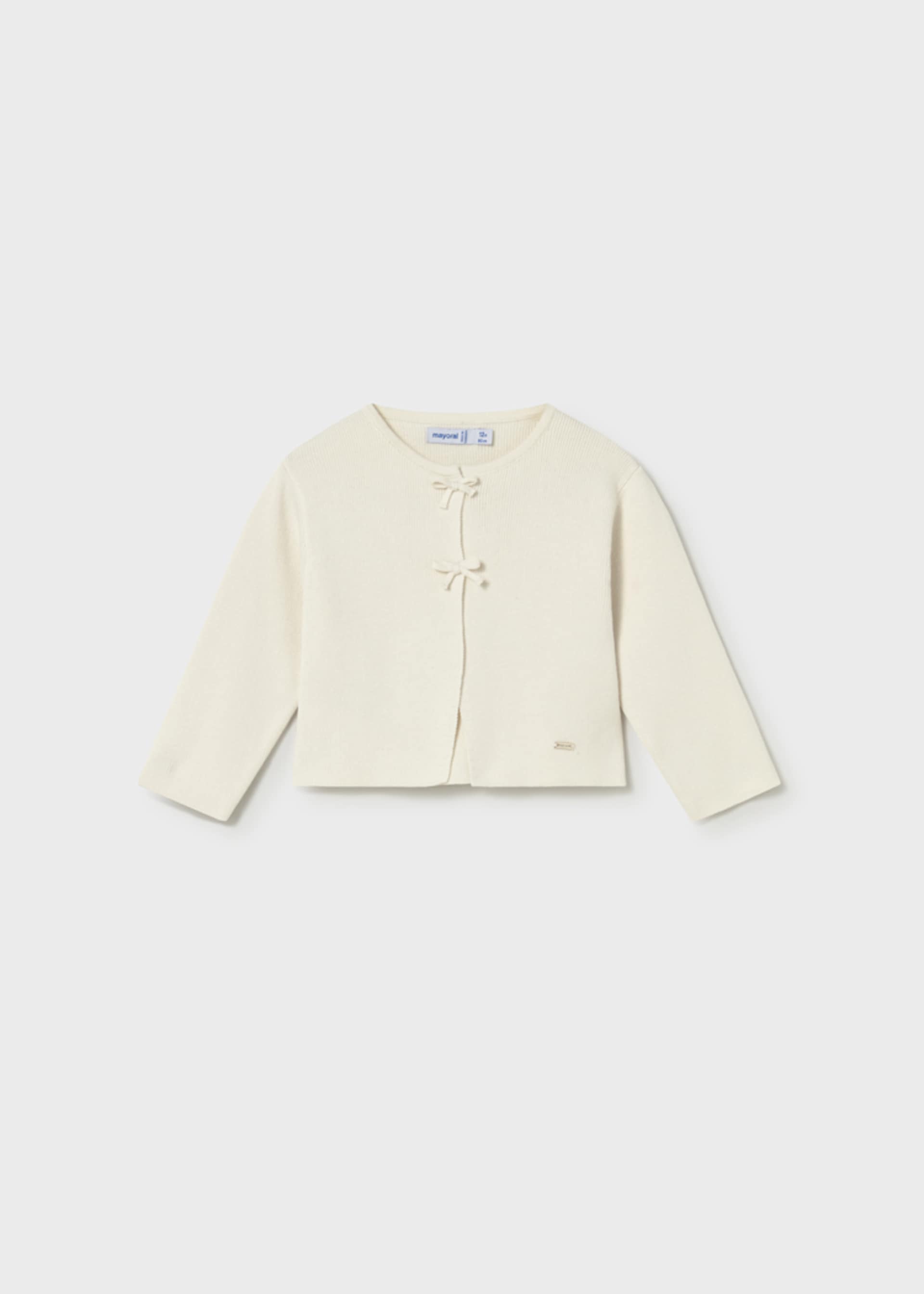 Cardigan baby with bows Cardigan baby with bows