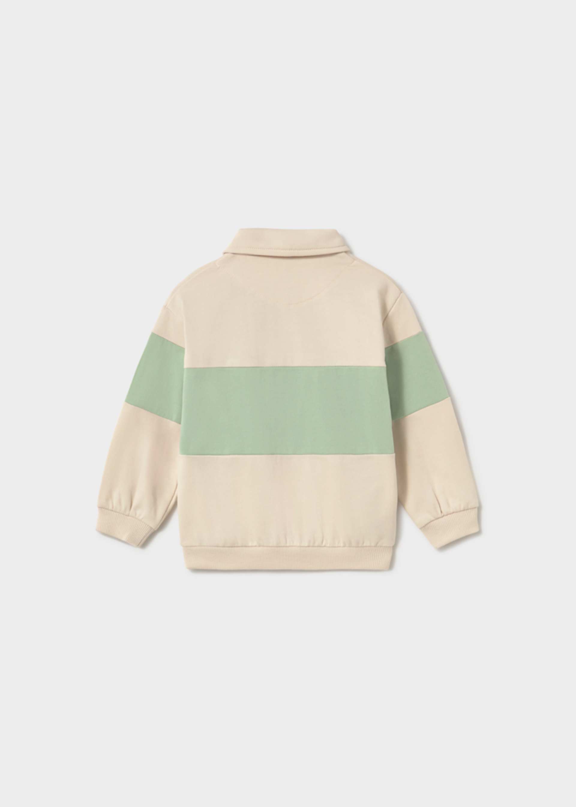 Baby Striped Polo Sweatshirt