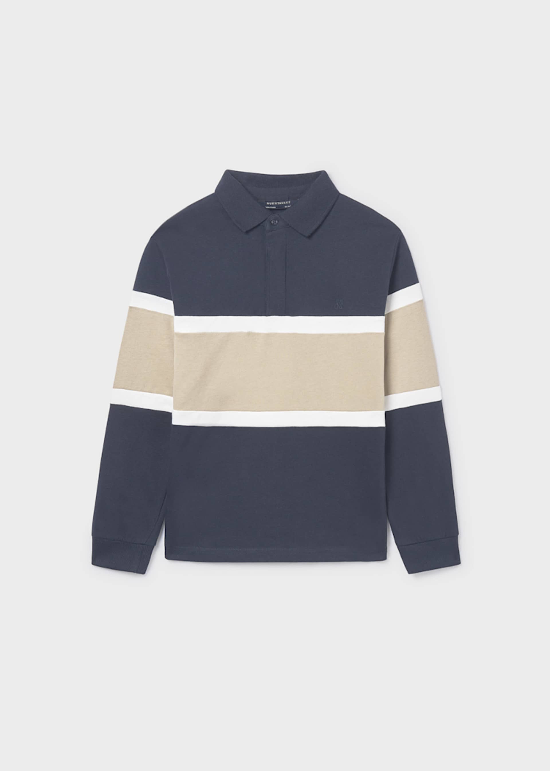 Boy Color Block Polo Shirt