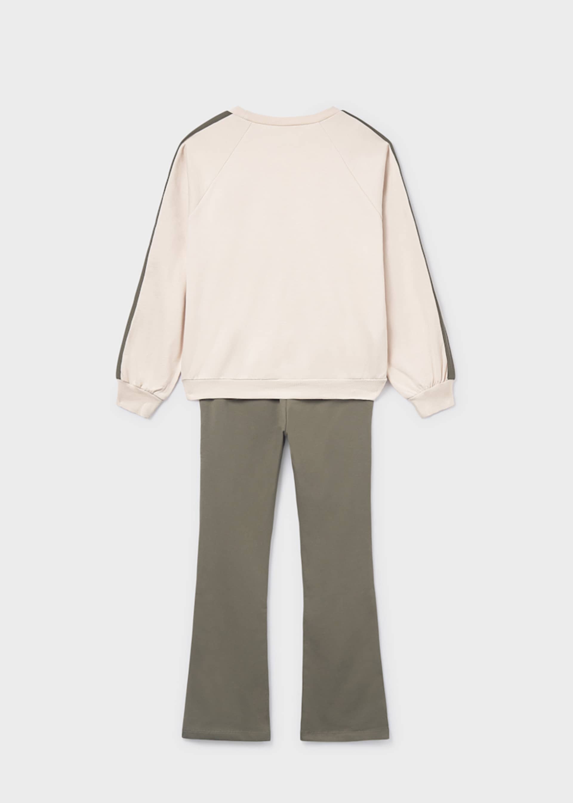 Girl Flare Leggings and Sweatshirt Set