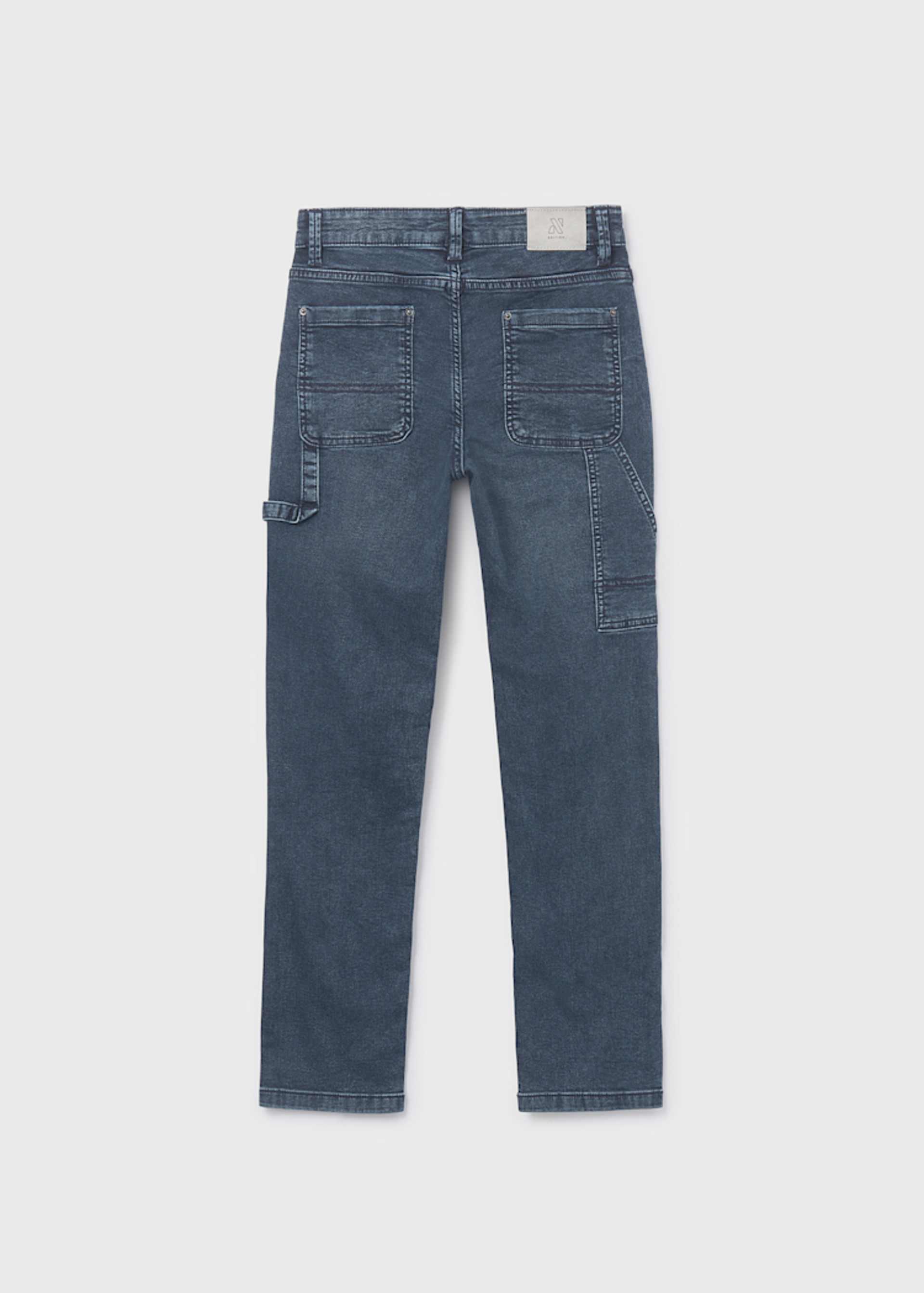 Pantalón de mezclilla recto chico