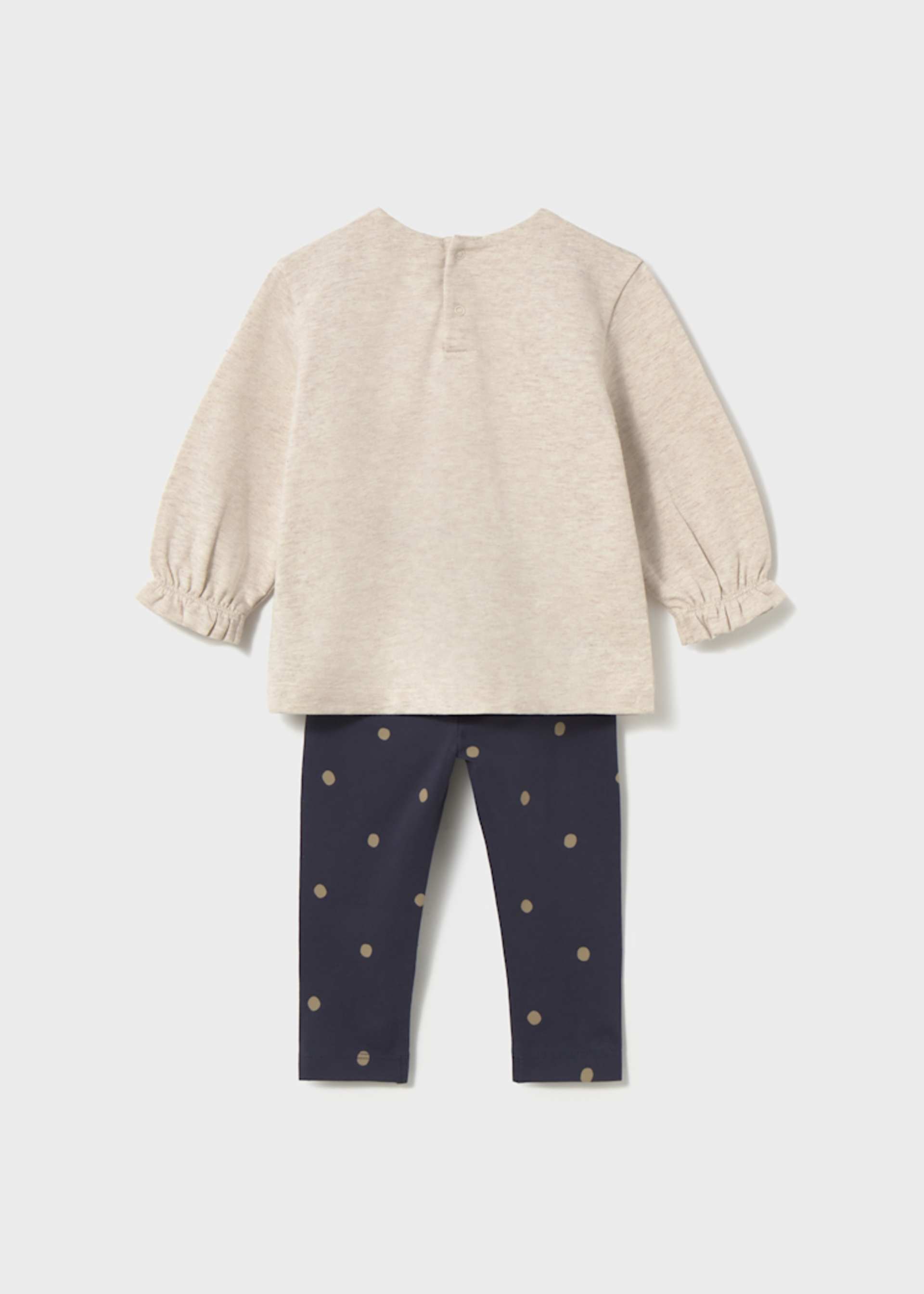 Baby applique set with leggings