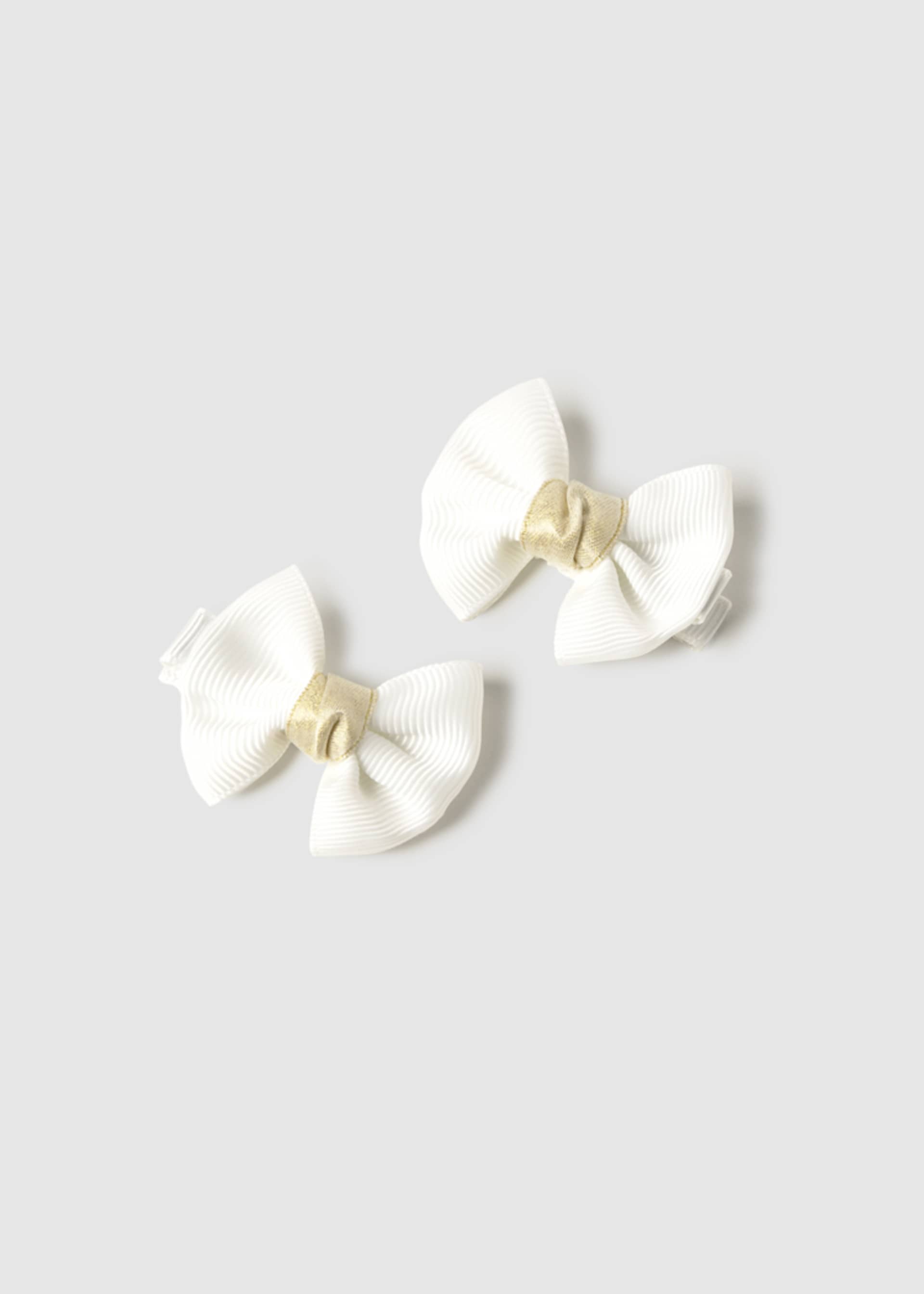 Lot 2 pinces nœud bébé