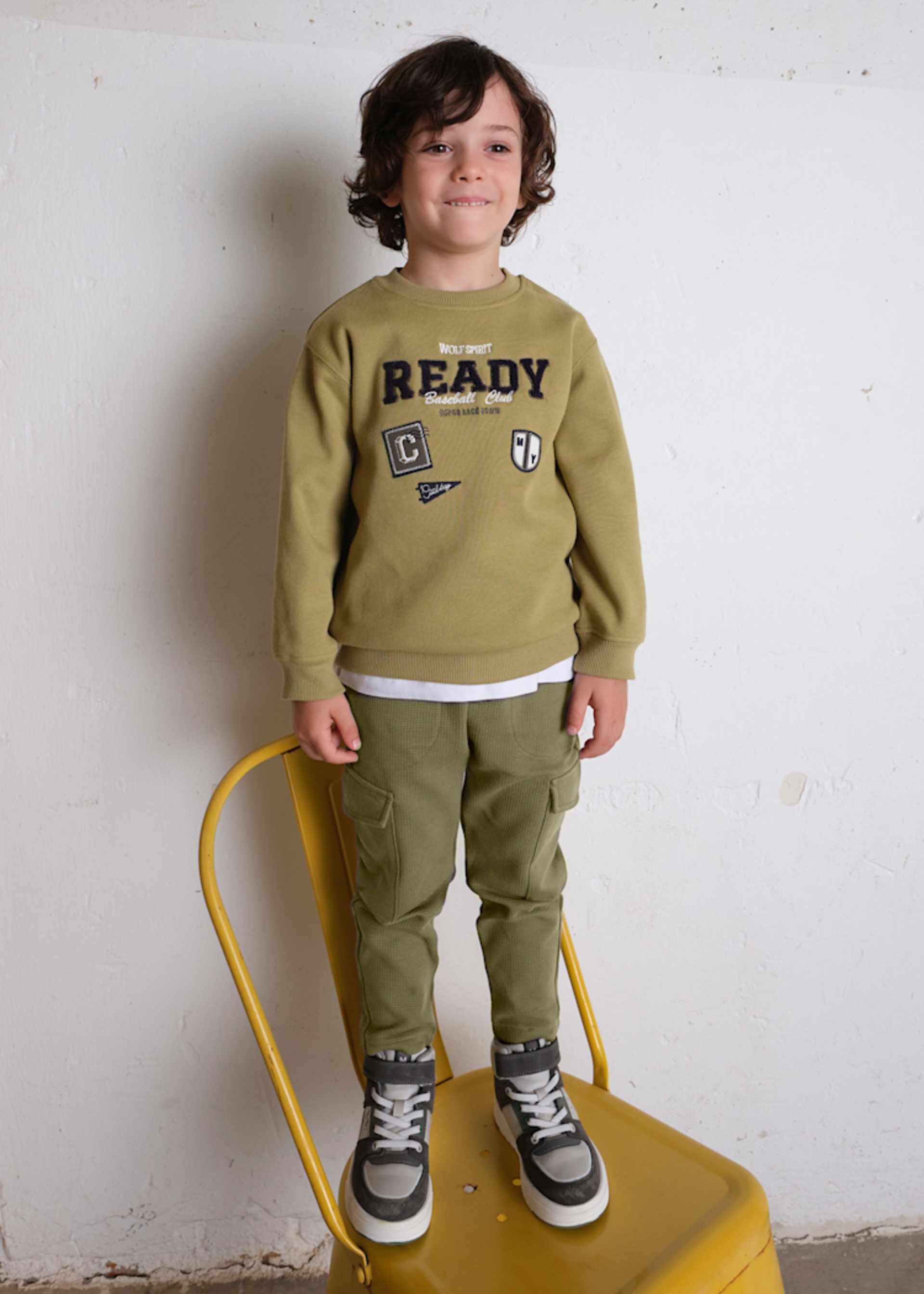 Pantalon structure cargo garçon