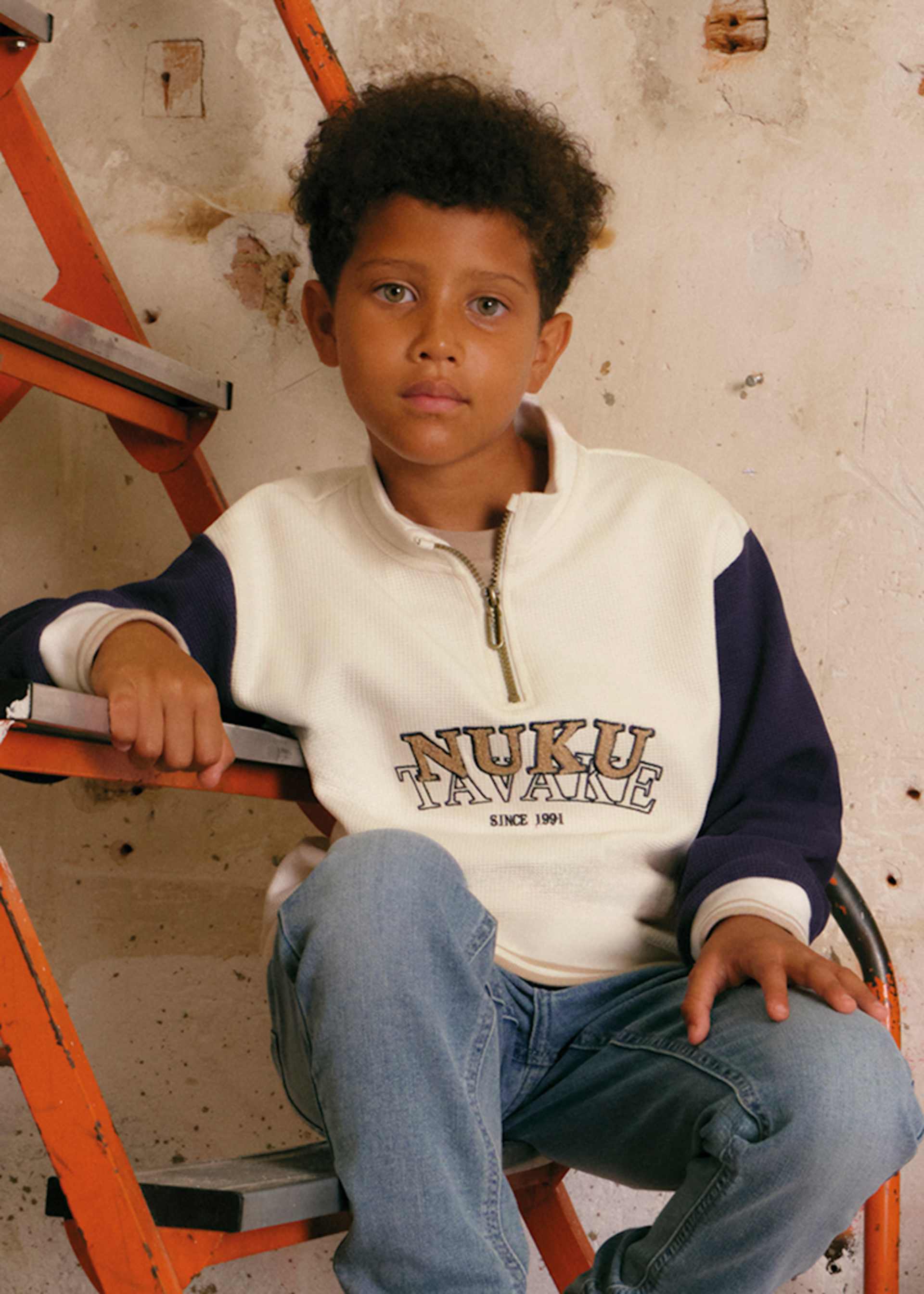 Sweatshirt Reißverschluss Teenager Jungen