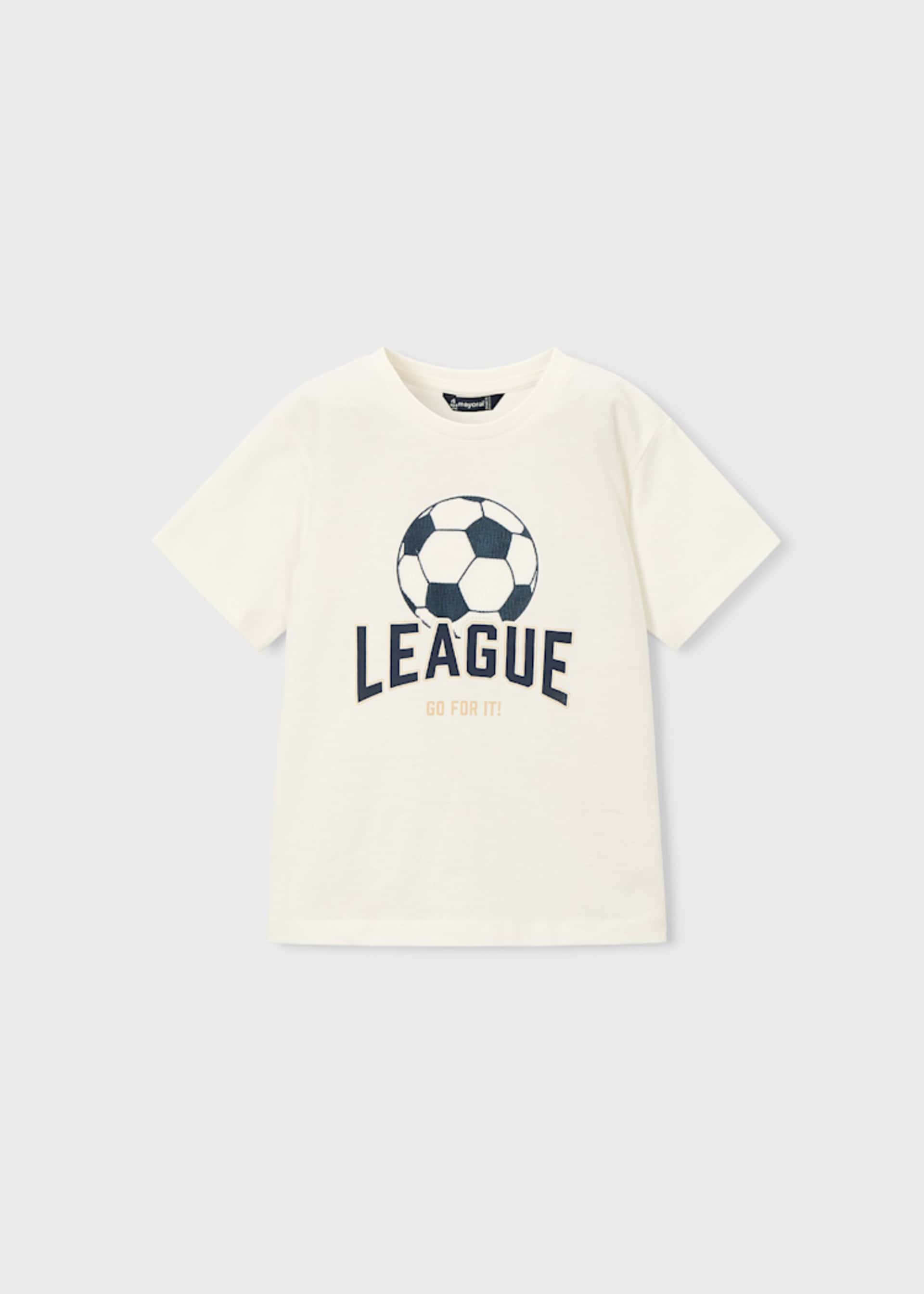T-Shirt Fußball-Logo Jungen