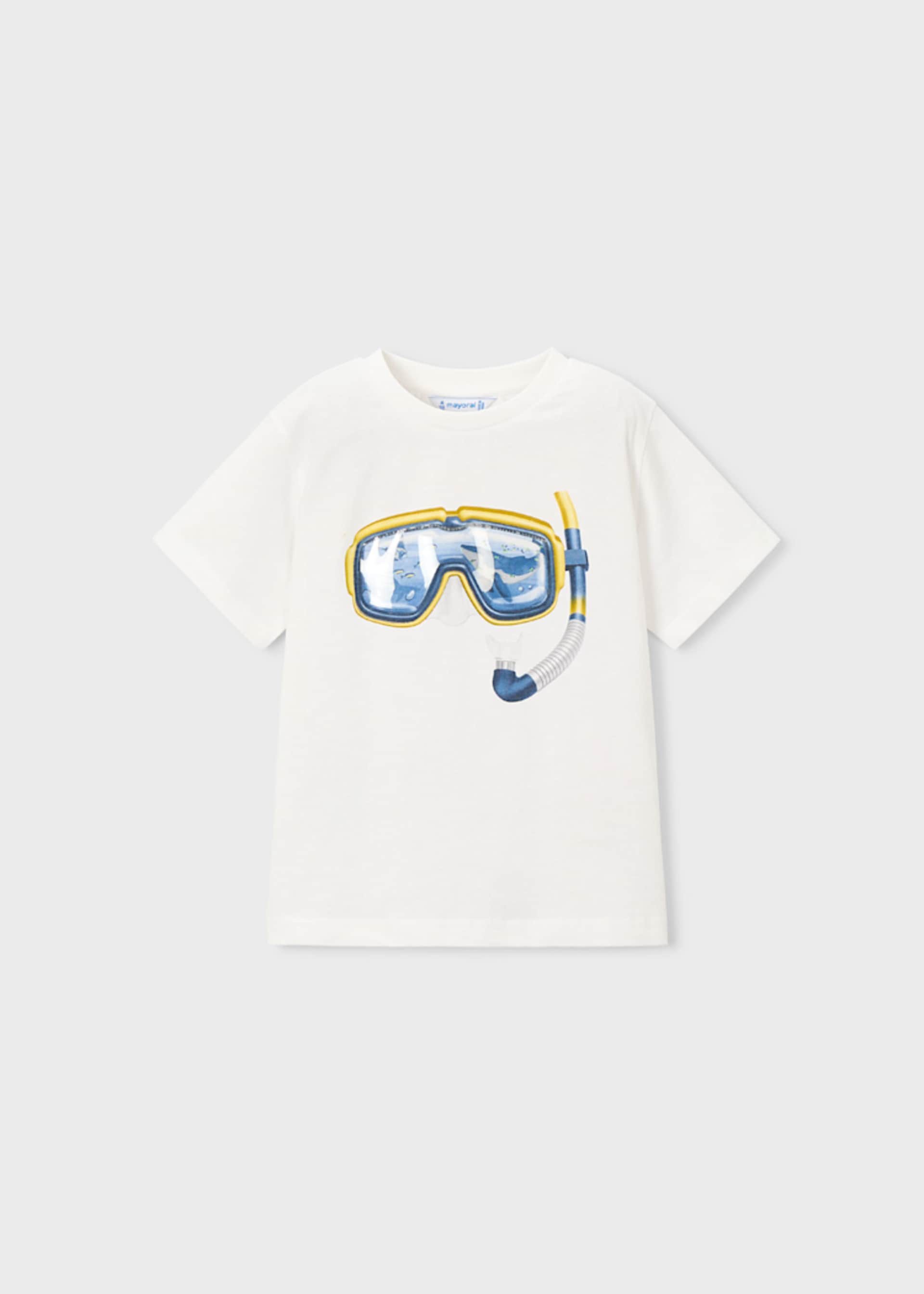 T-shirt óculos de mergulho menino