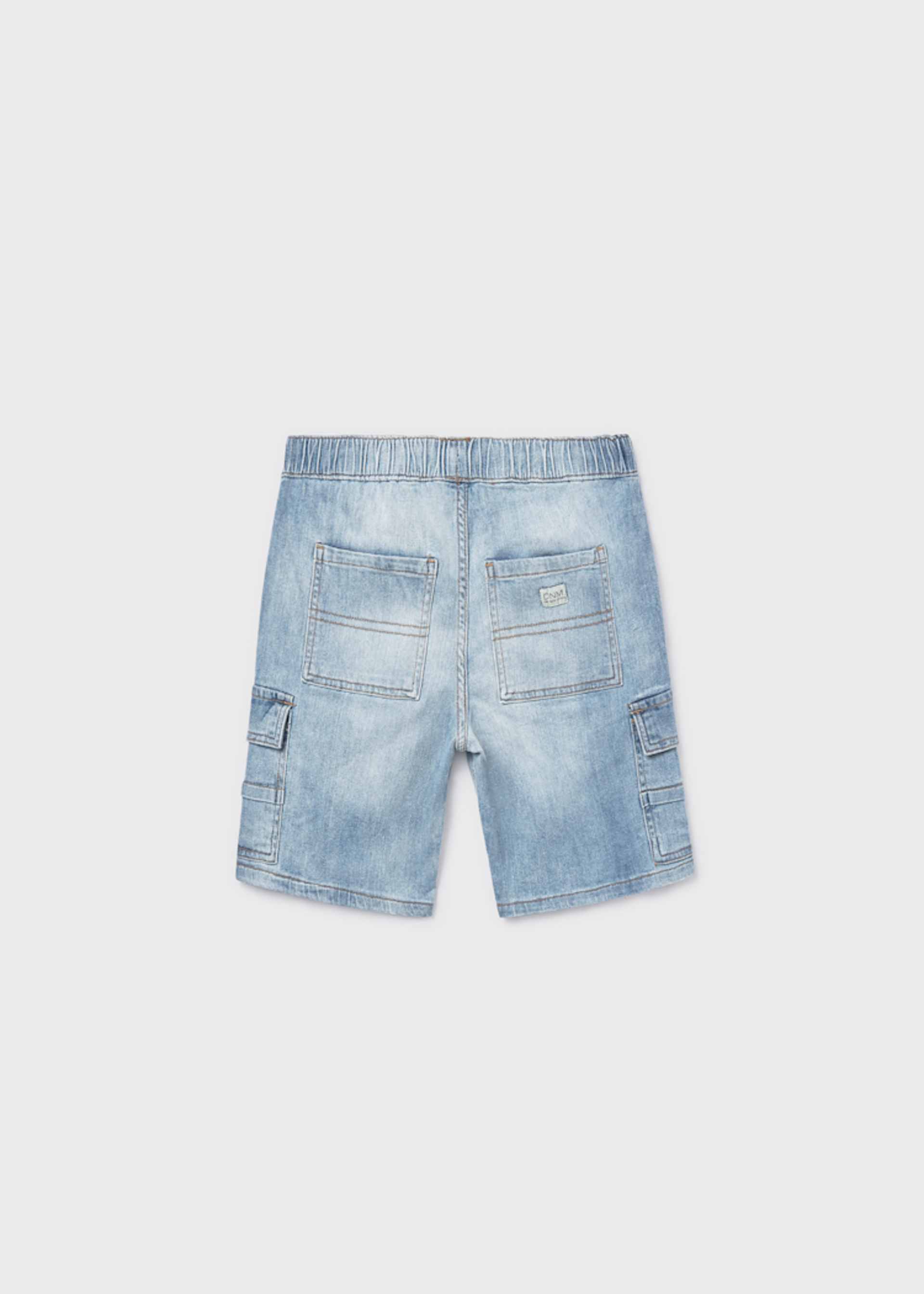 Boy Cargo Denim Shorts