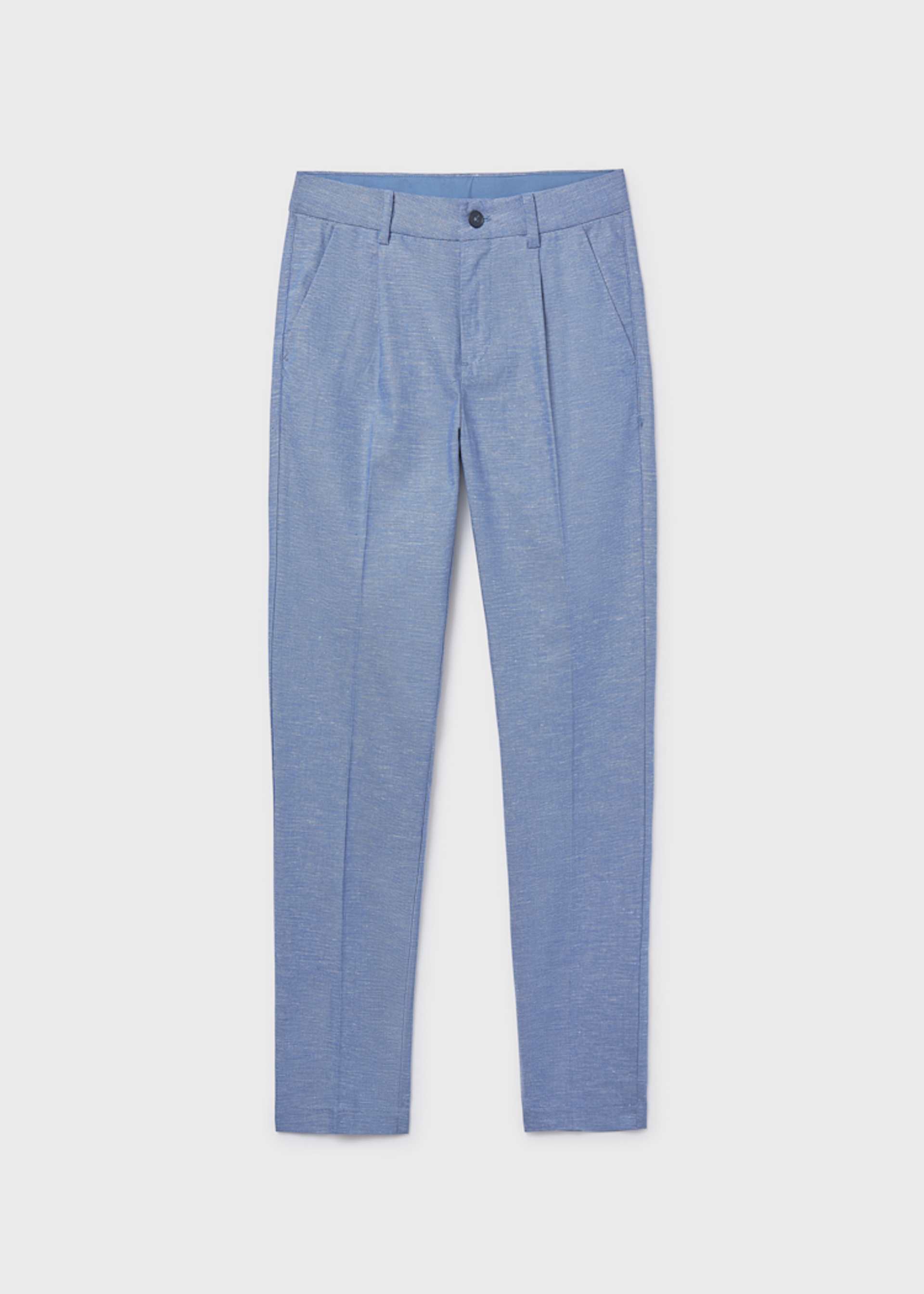 Lange Hose mit Leinenanteil Teenager Jungen