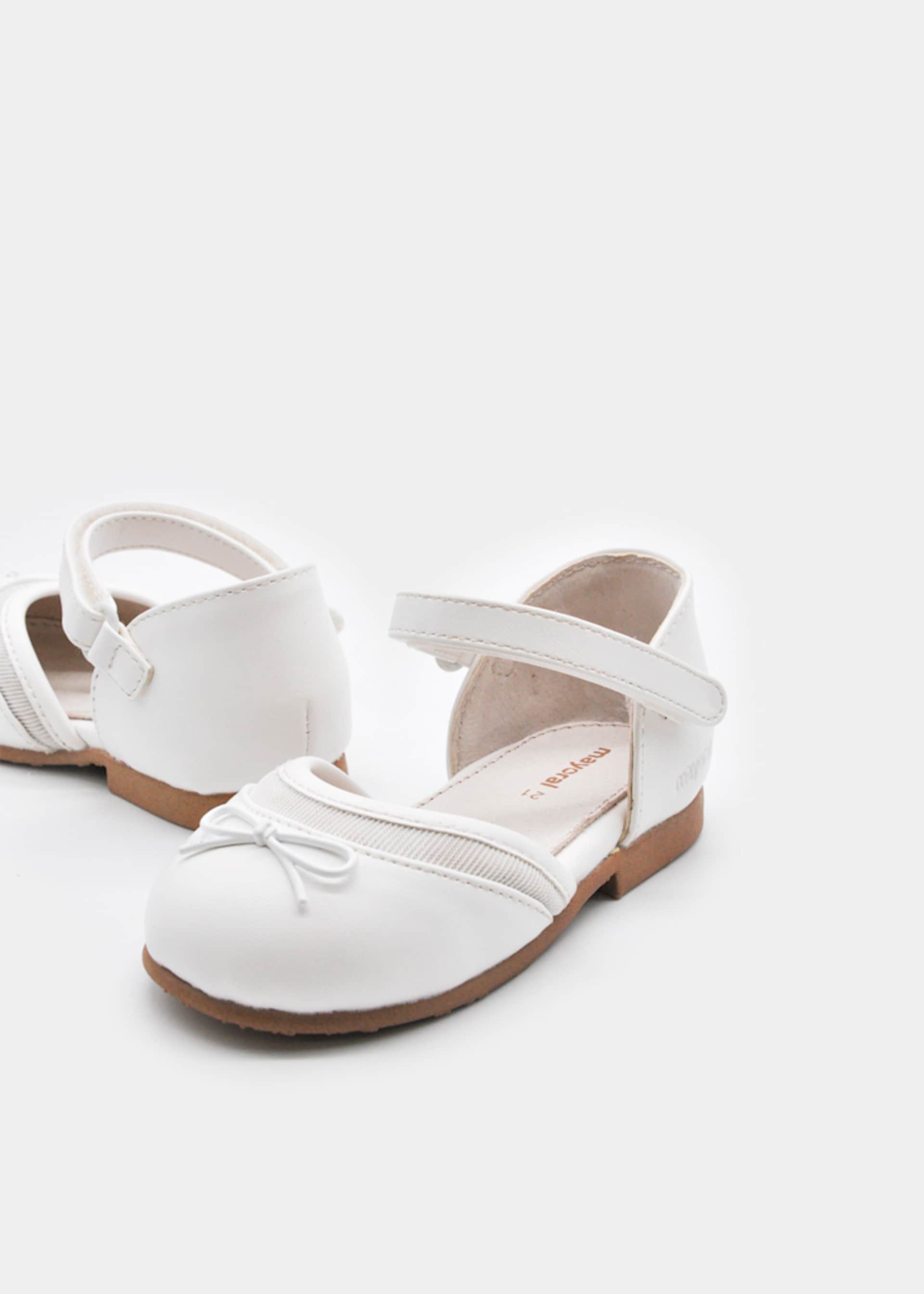 Kunstleder-Ballerinas Schleife Baby