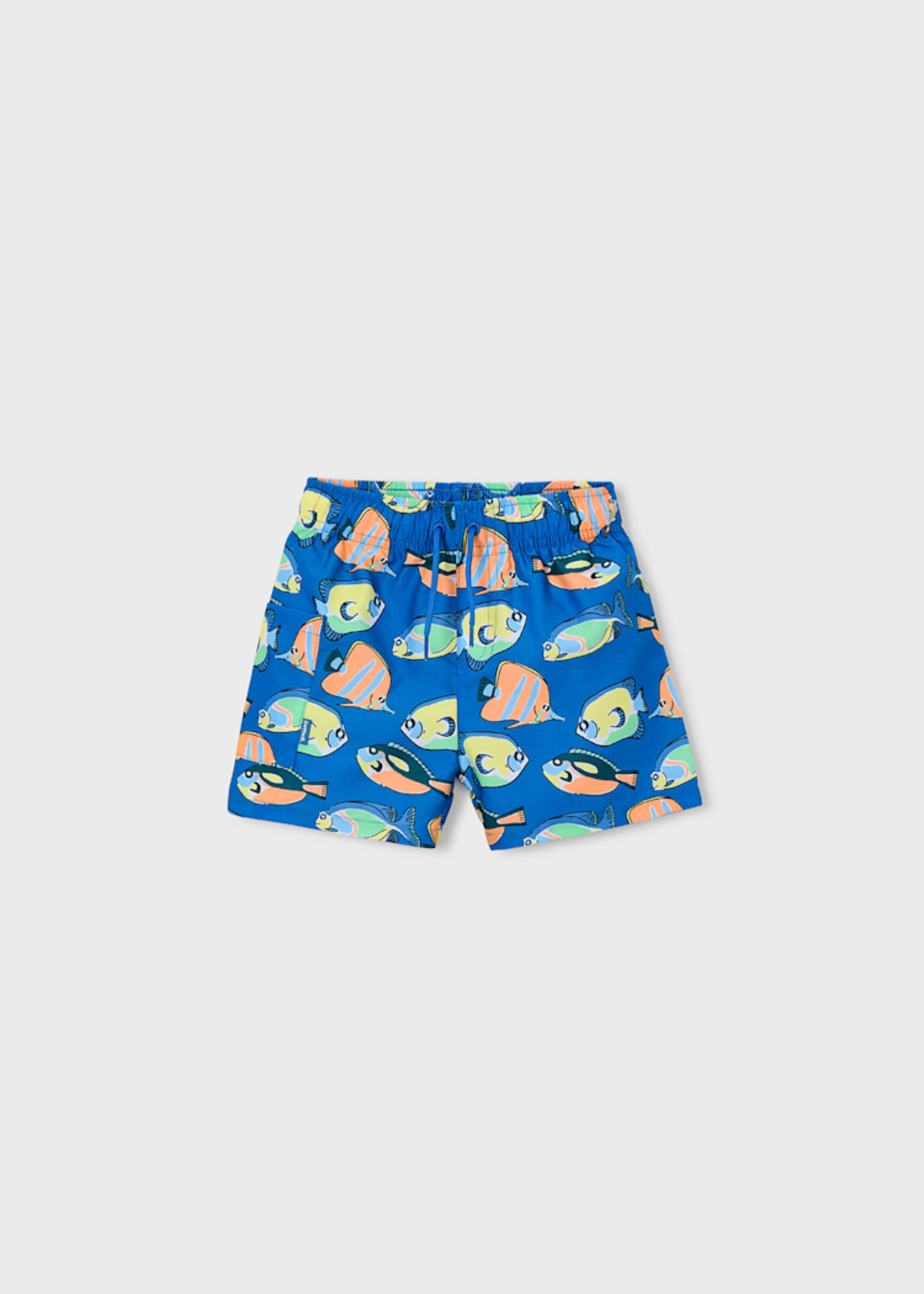Boys bermuda print swim shorts