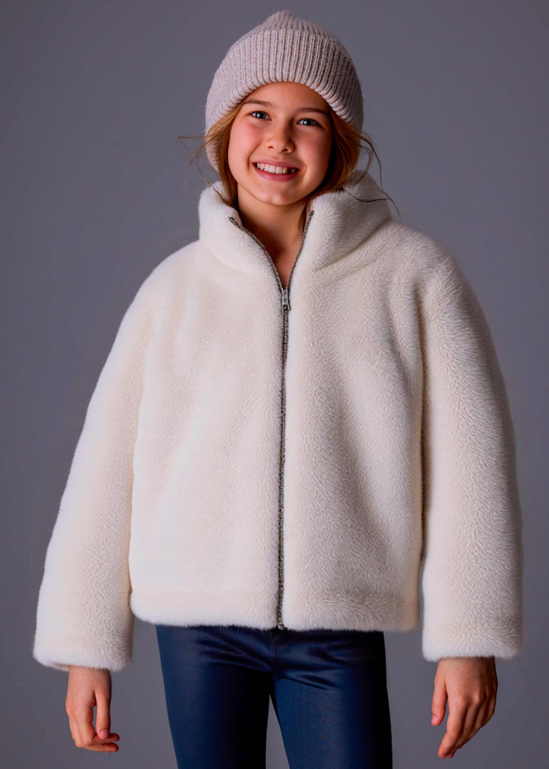 Girl Faux Fur Coat