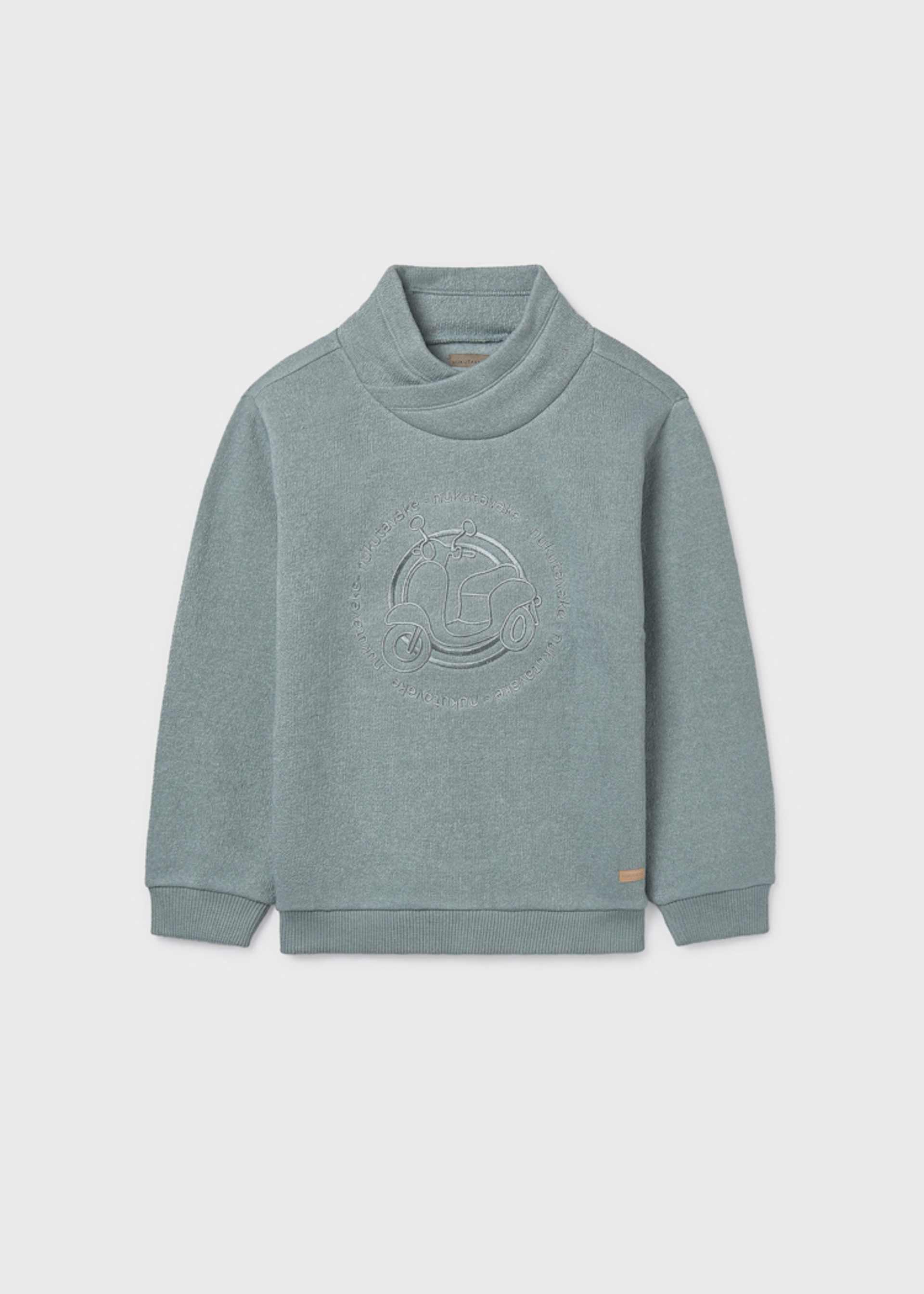 Sweatshirt Schalkragen Teenager Jungen