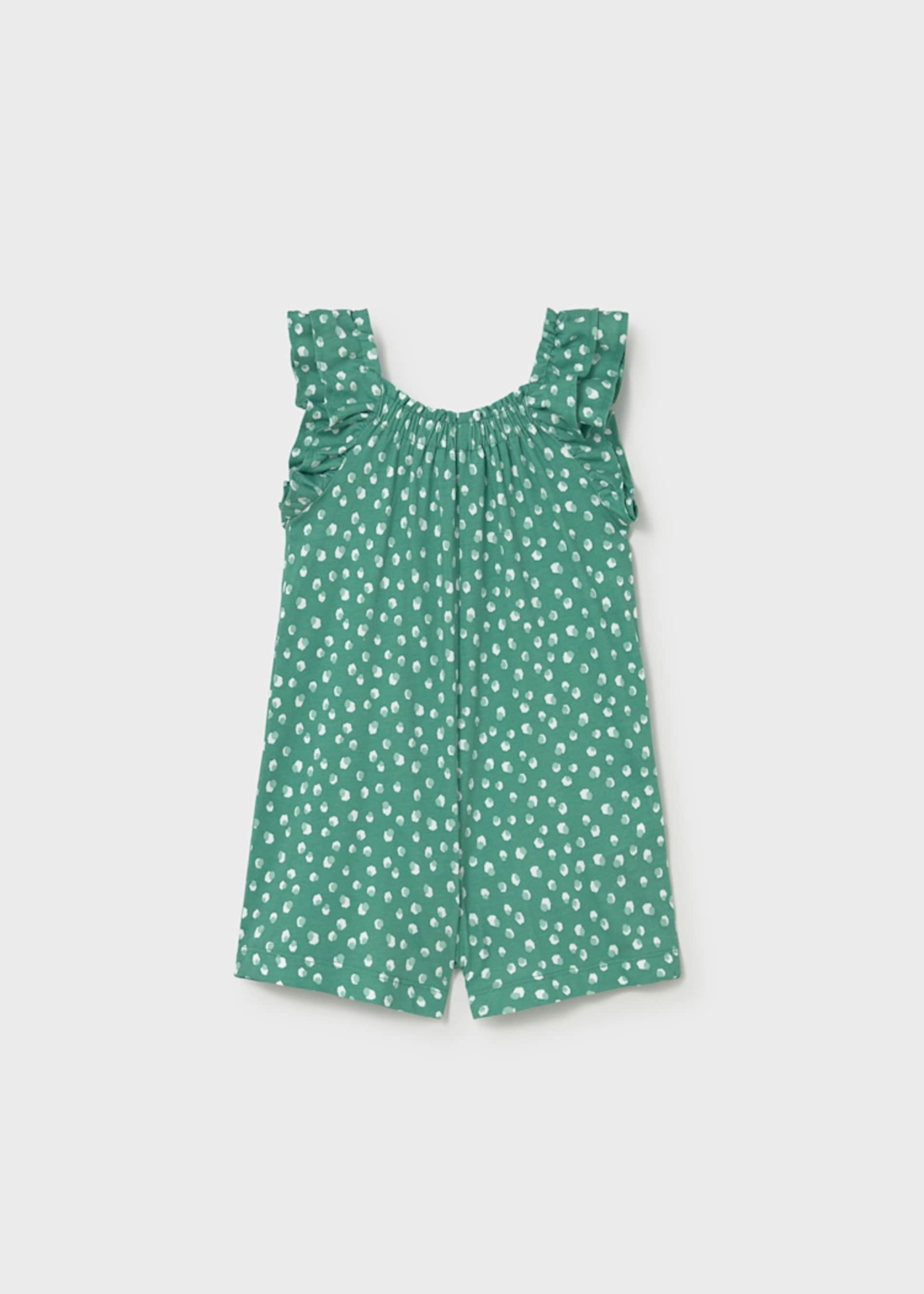 Macacão estampado bebé