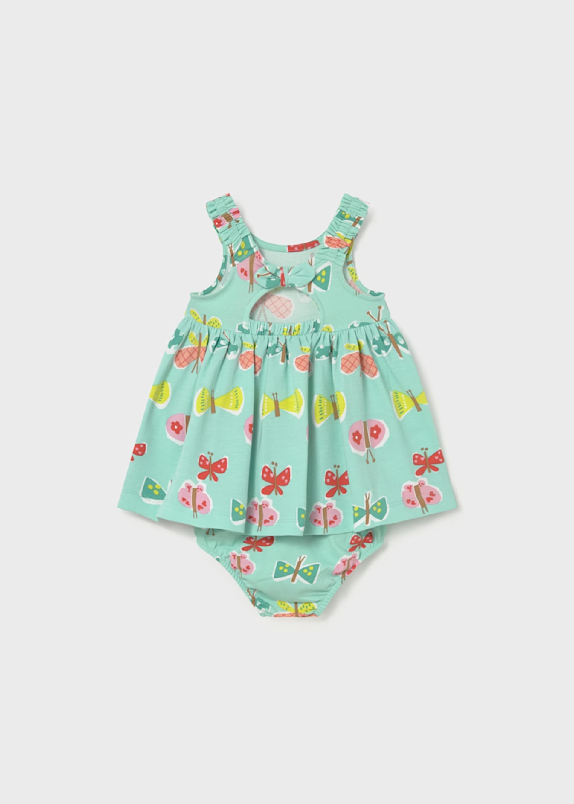 Baby Printed Dress with Bloomers