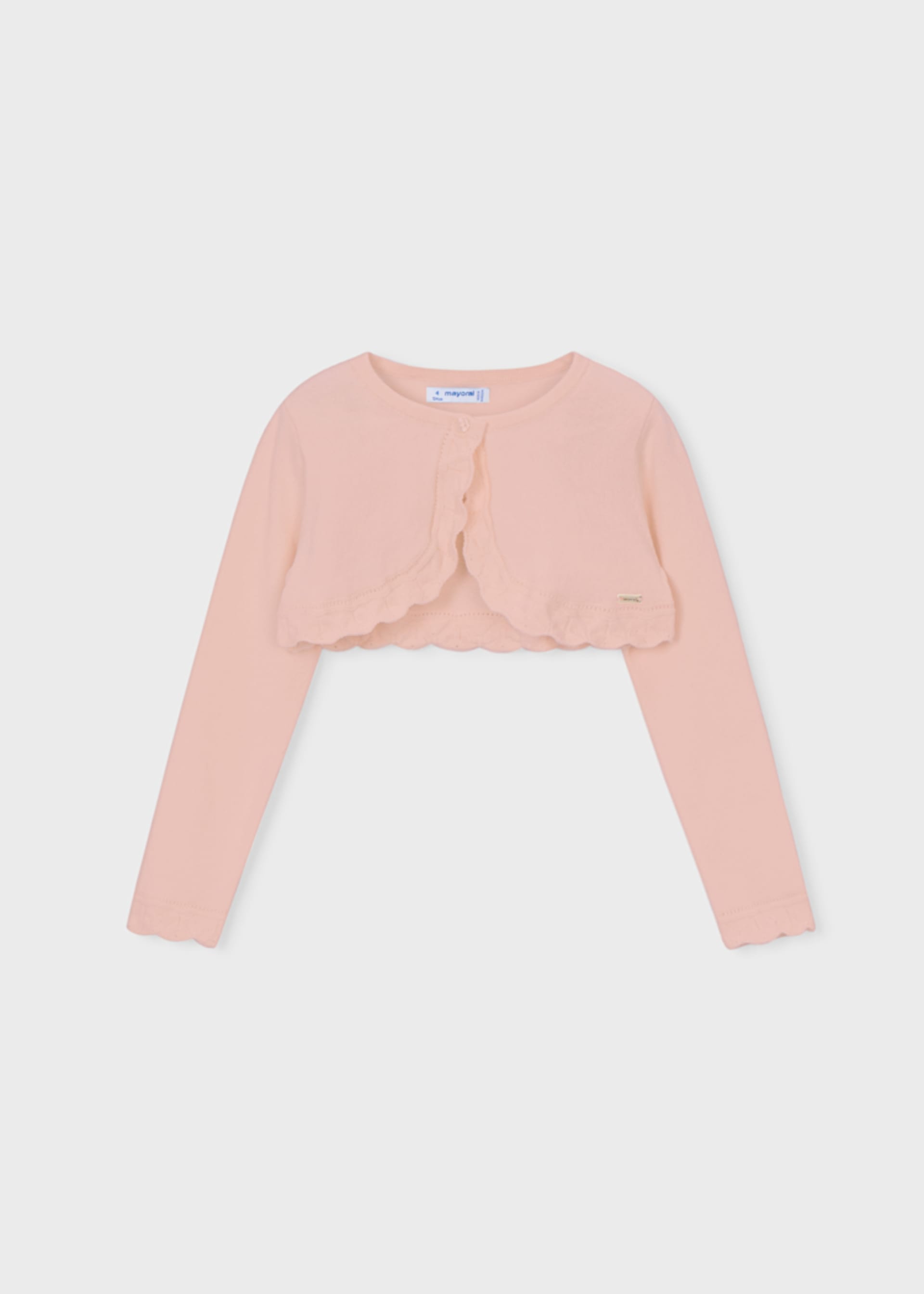 Girl Knit Crop Cardigan