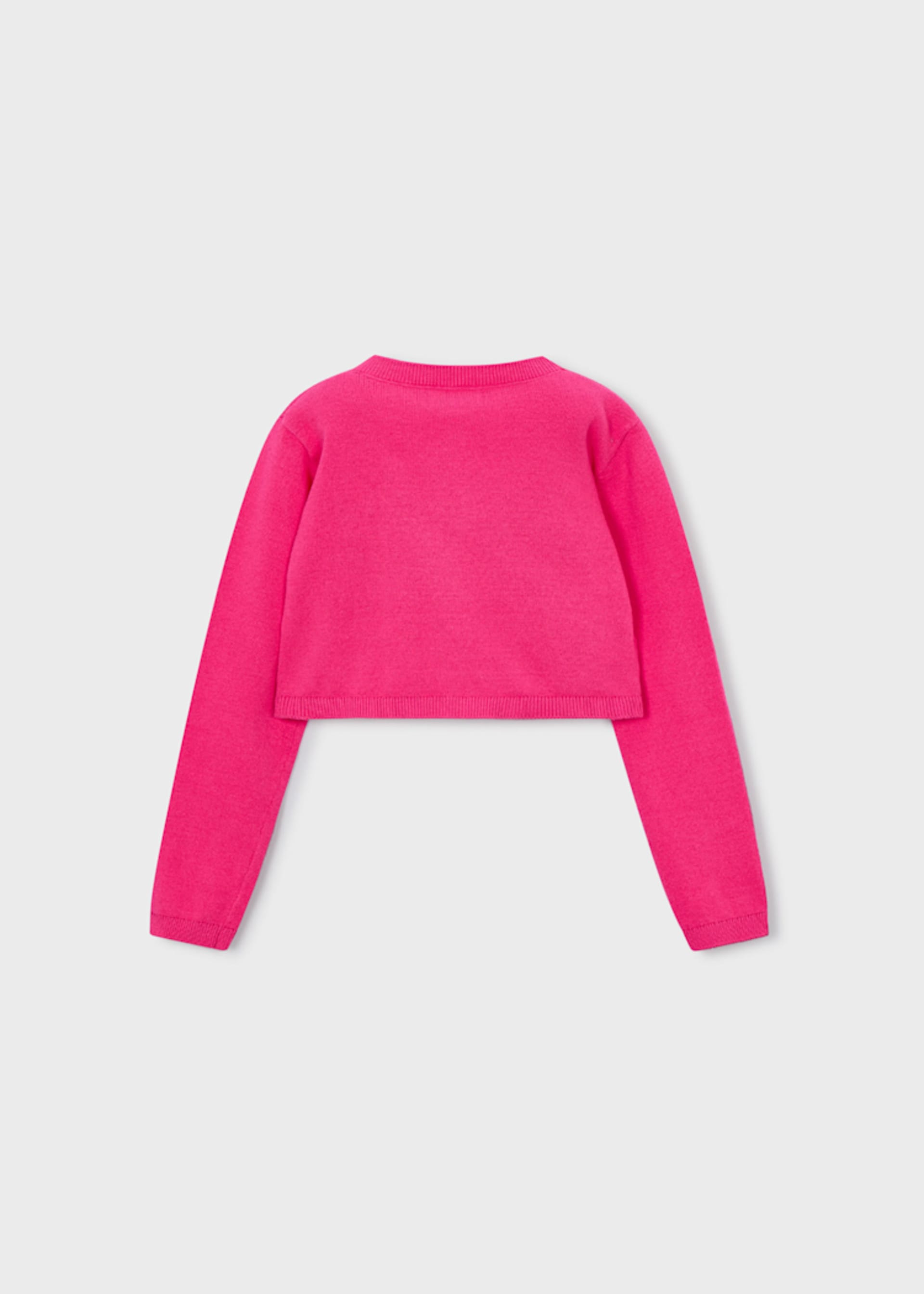 Girl Knit Crop Cardigan