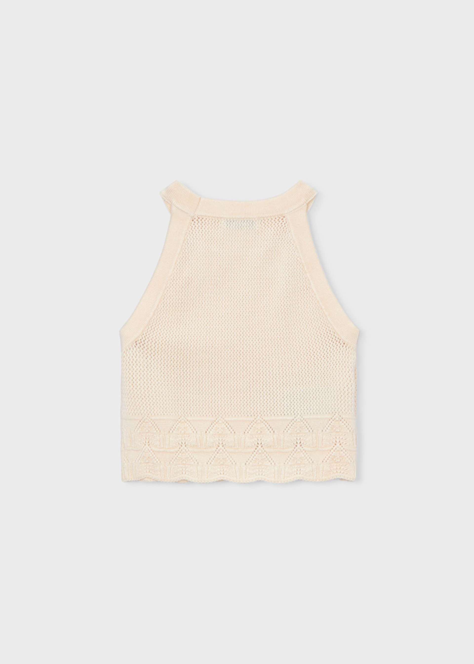 Top gola halter menina