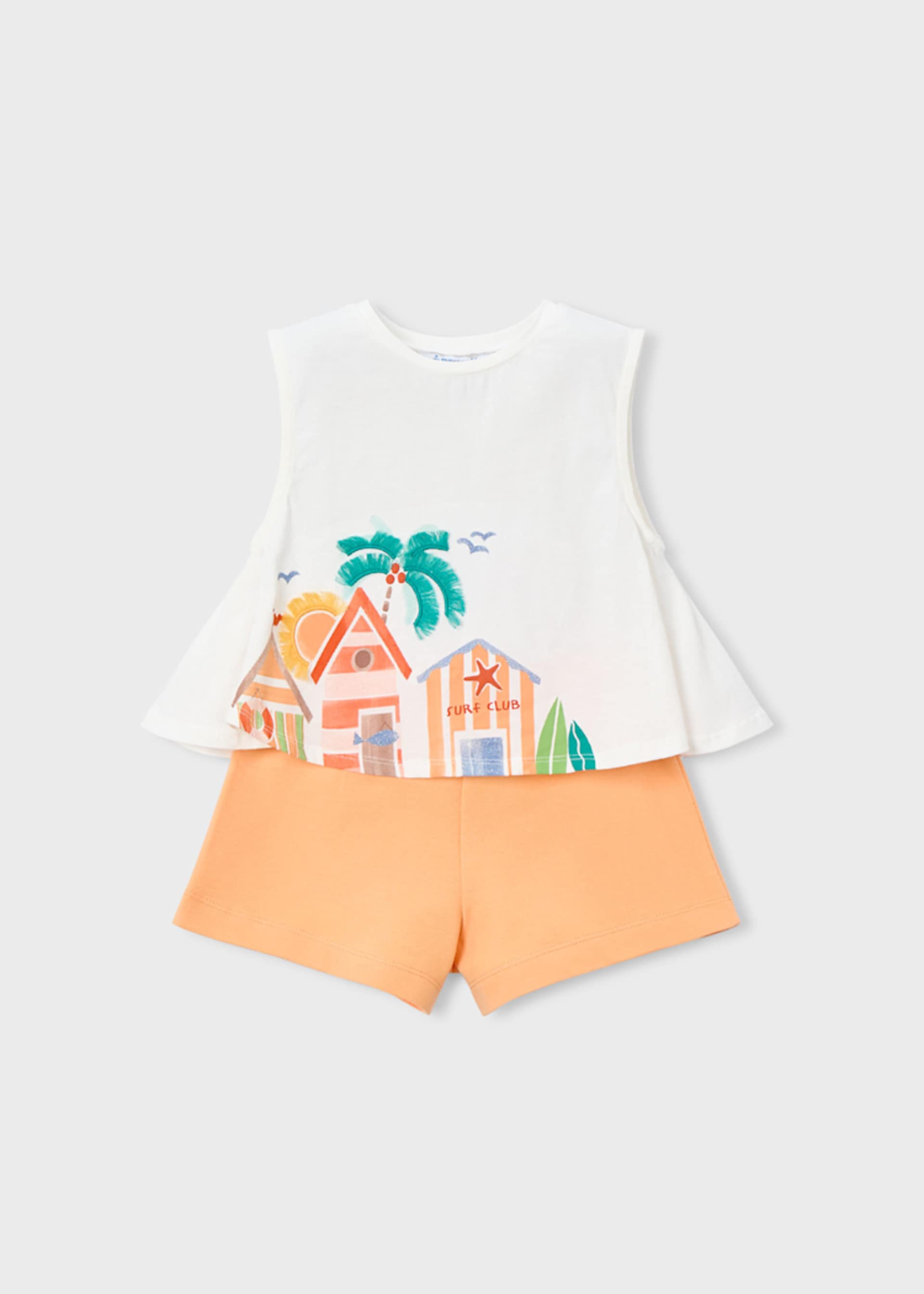 Completo shorts e maglietta bambina
