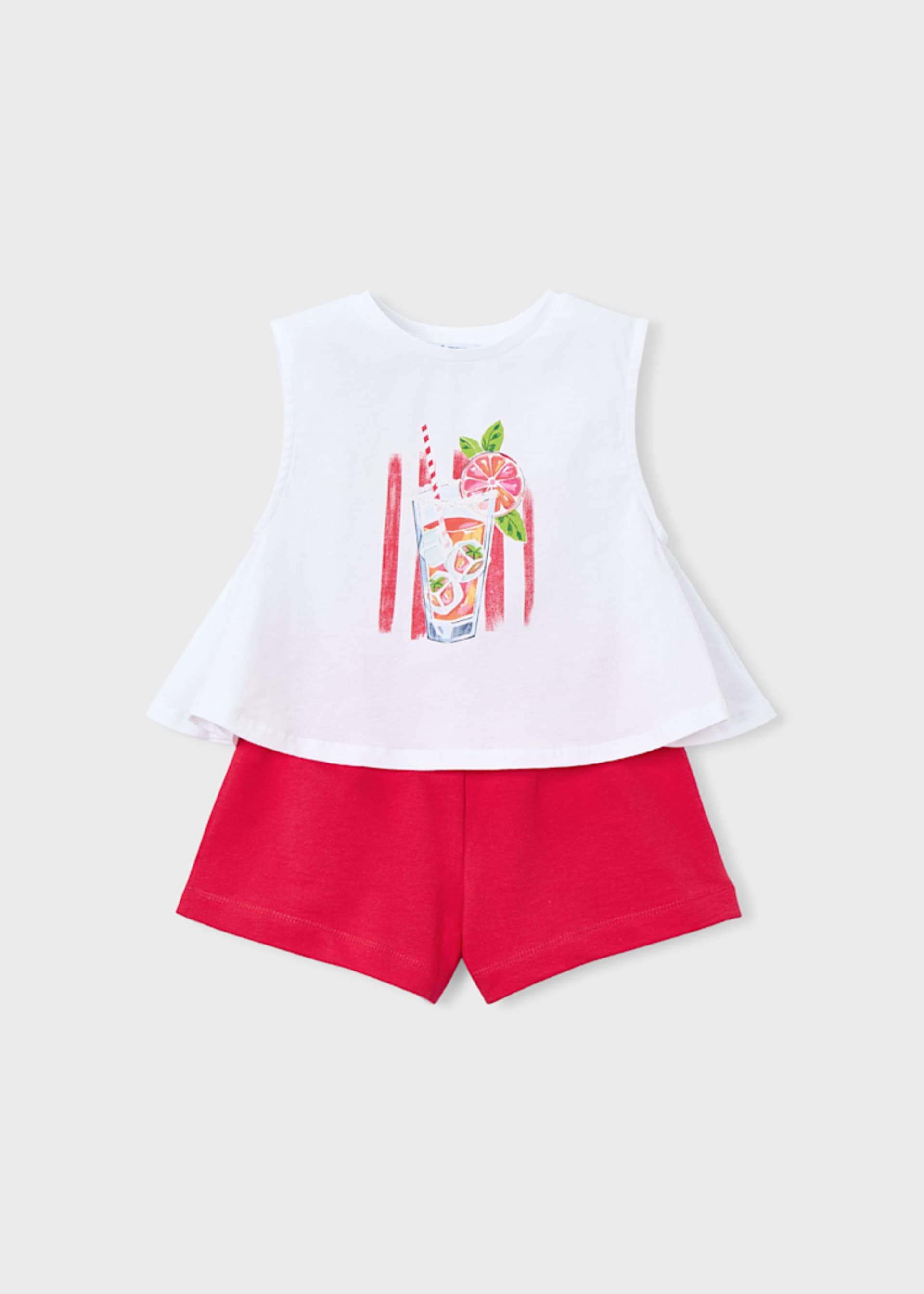 Completo shorts e maglietta bambina