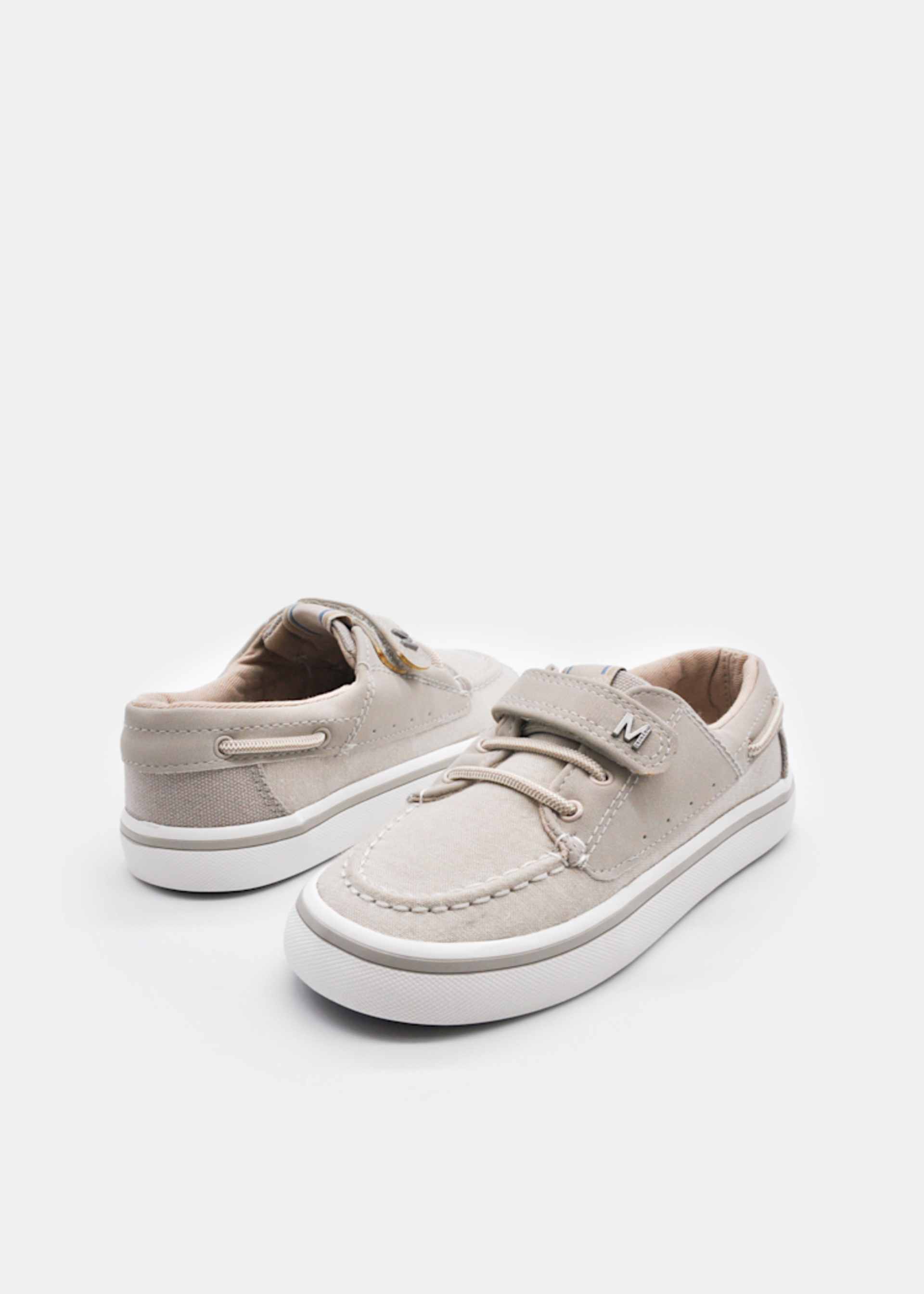 Boy Boat Shoes with Velcro Strap