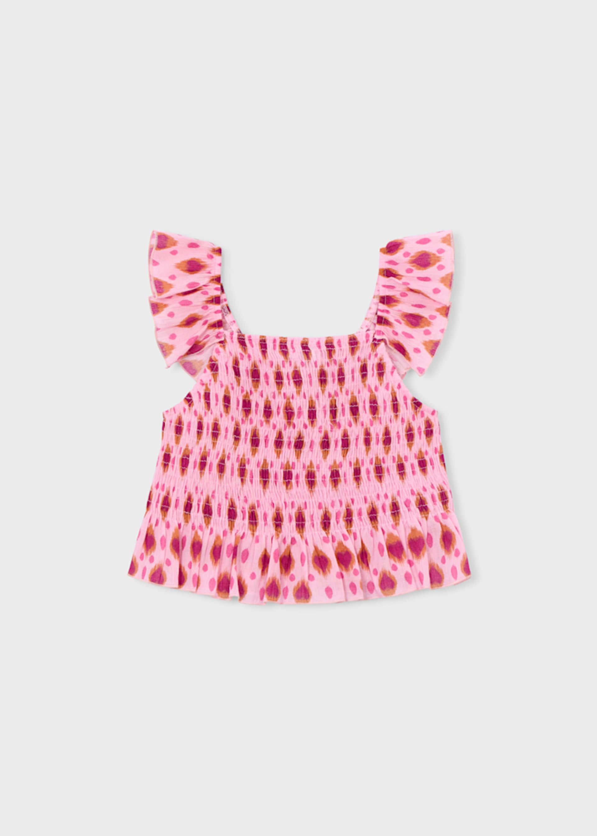 Girl Printed Bambula Top
