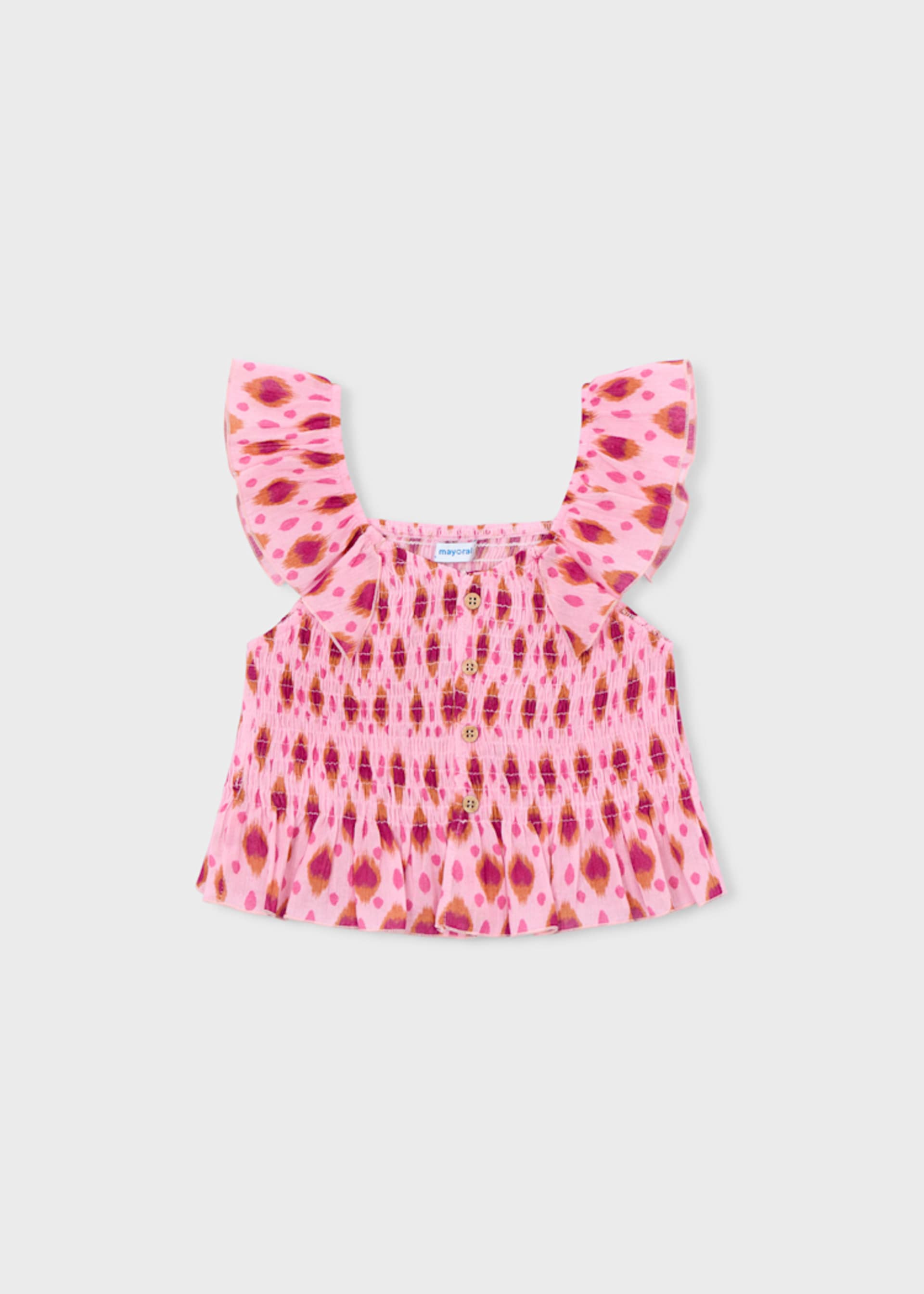 Girl Printed Bambula Top