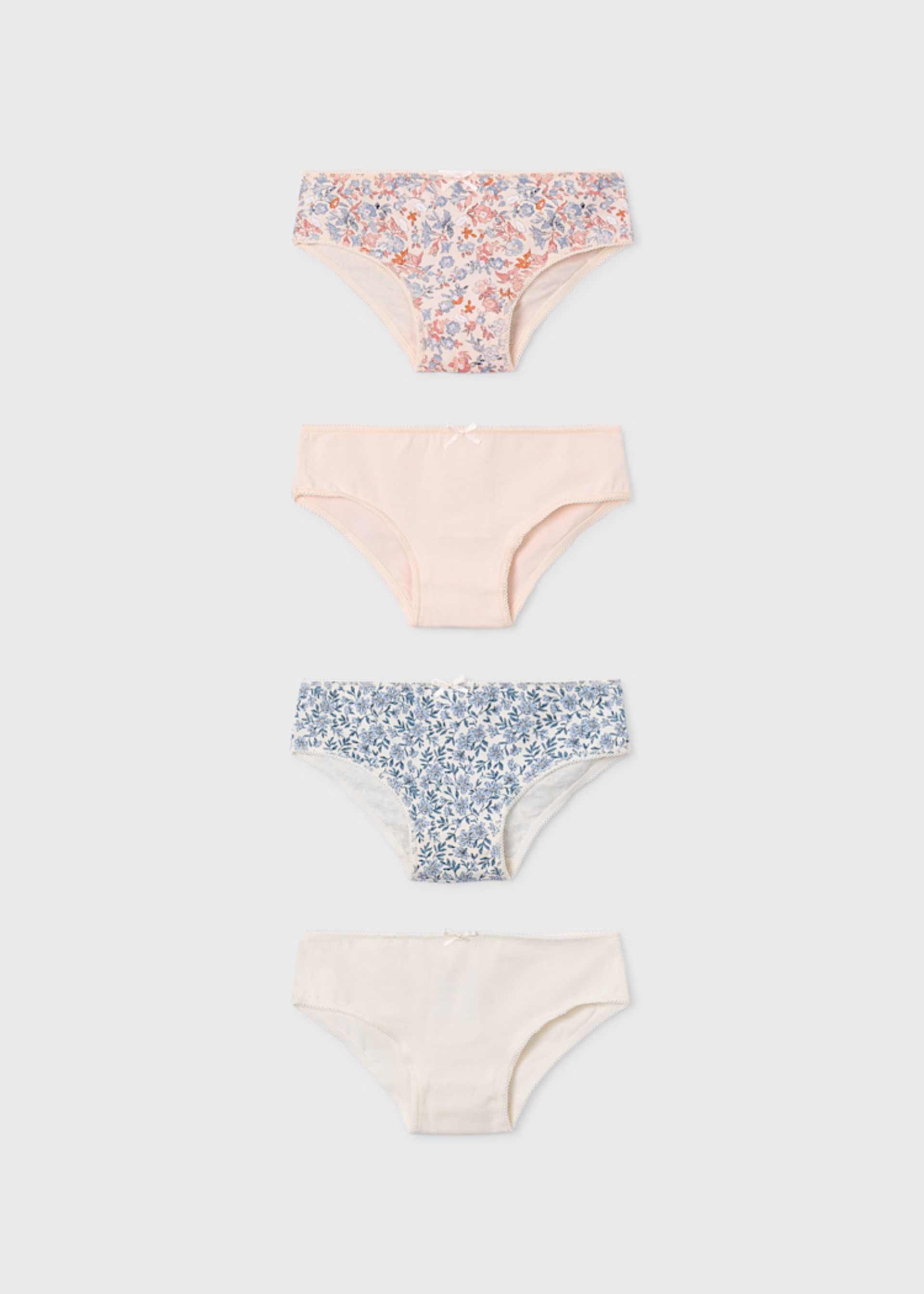 Set 4 mutandine bambina