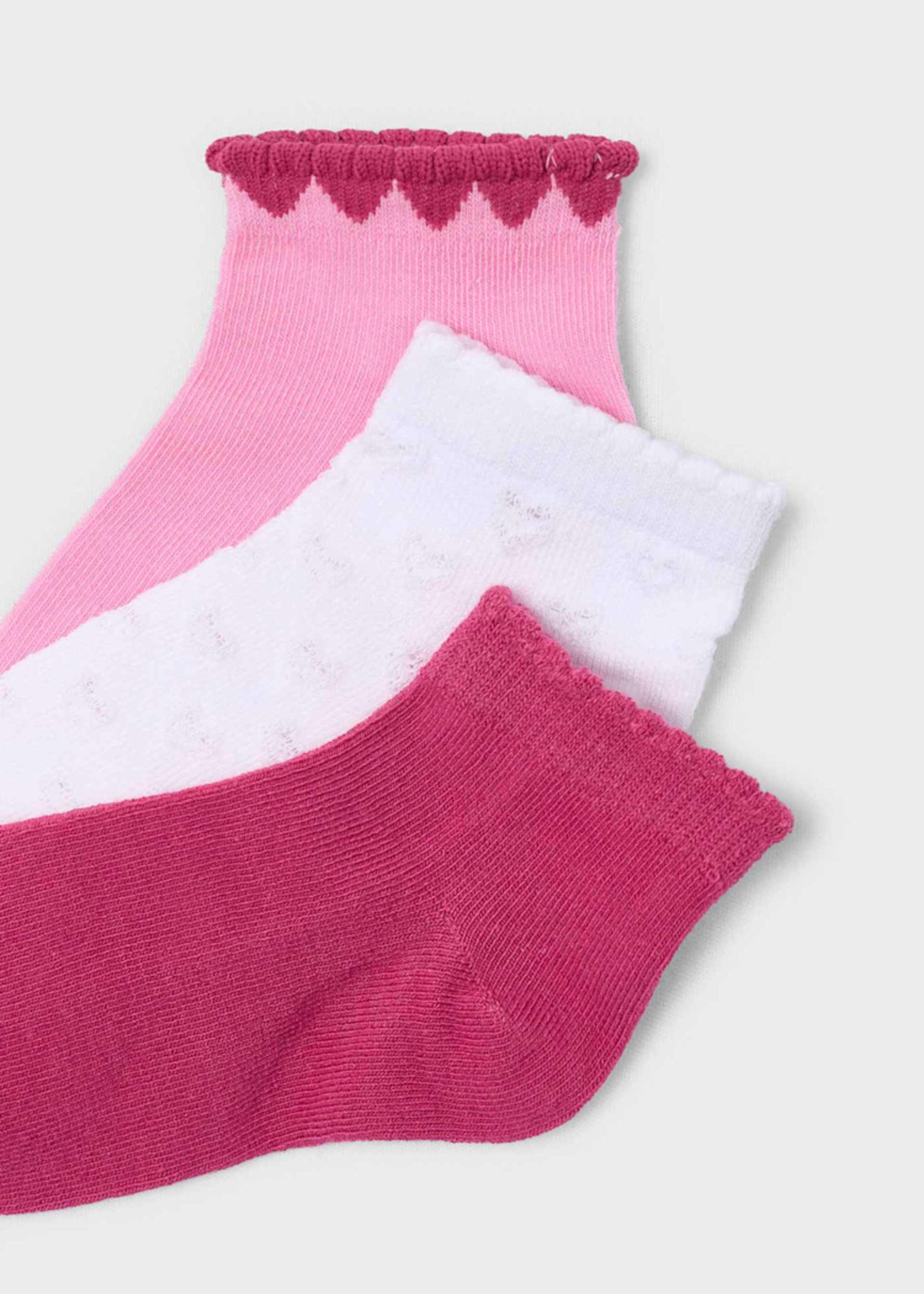 Set of 3 girls' socks