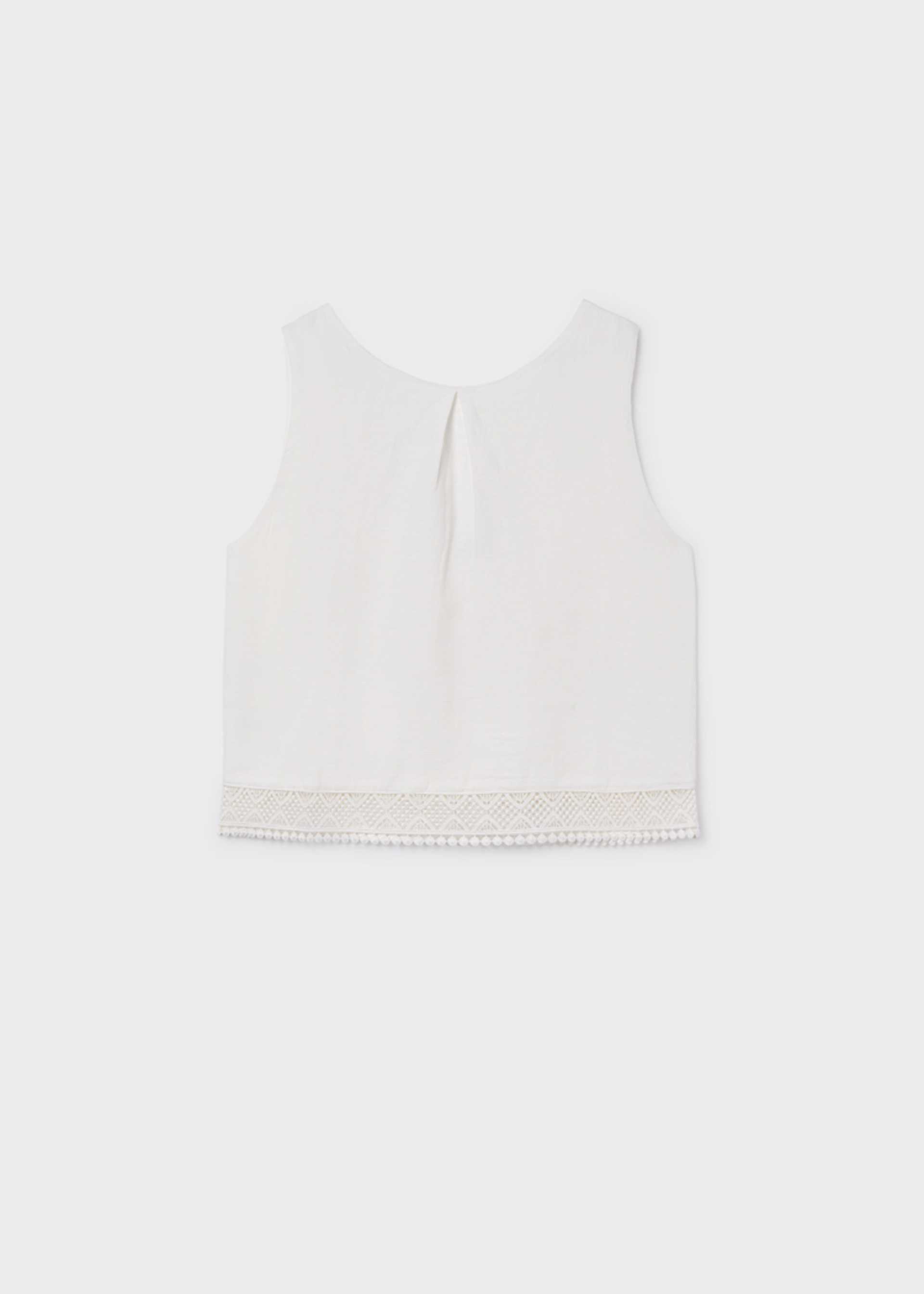 Blusa faixa bordada rapariga