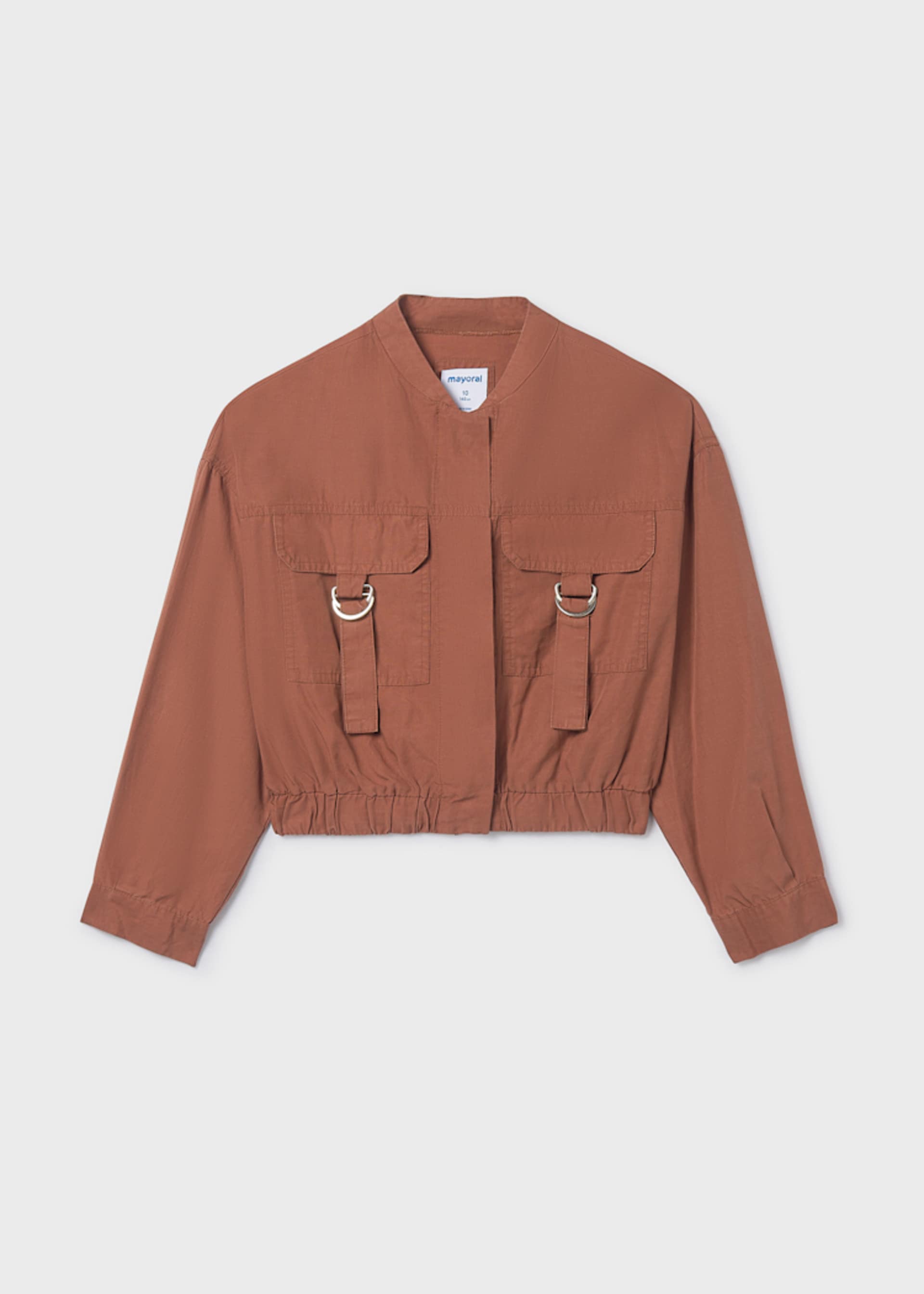 Girl's buckle jacket