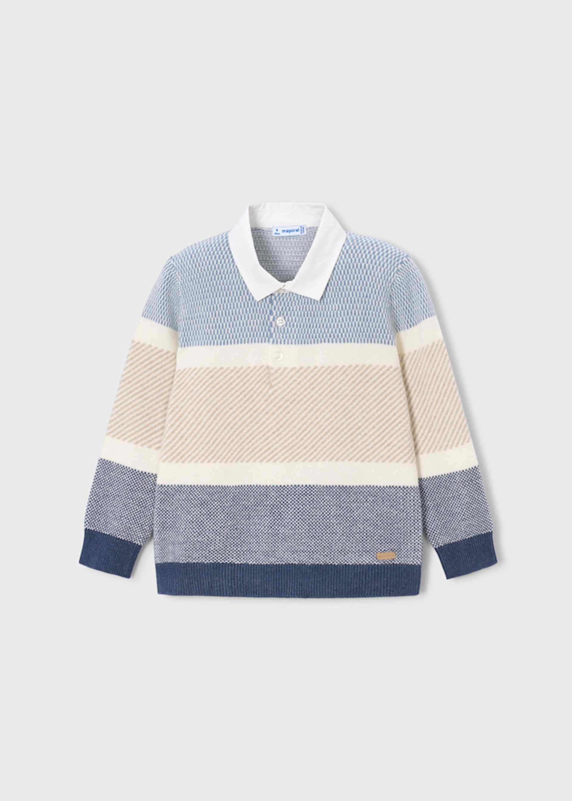 Maglione a righe bambino