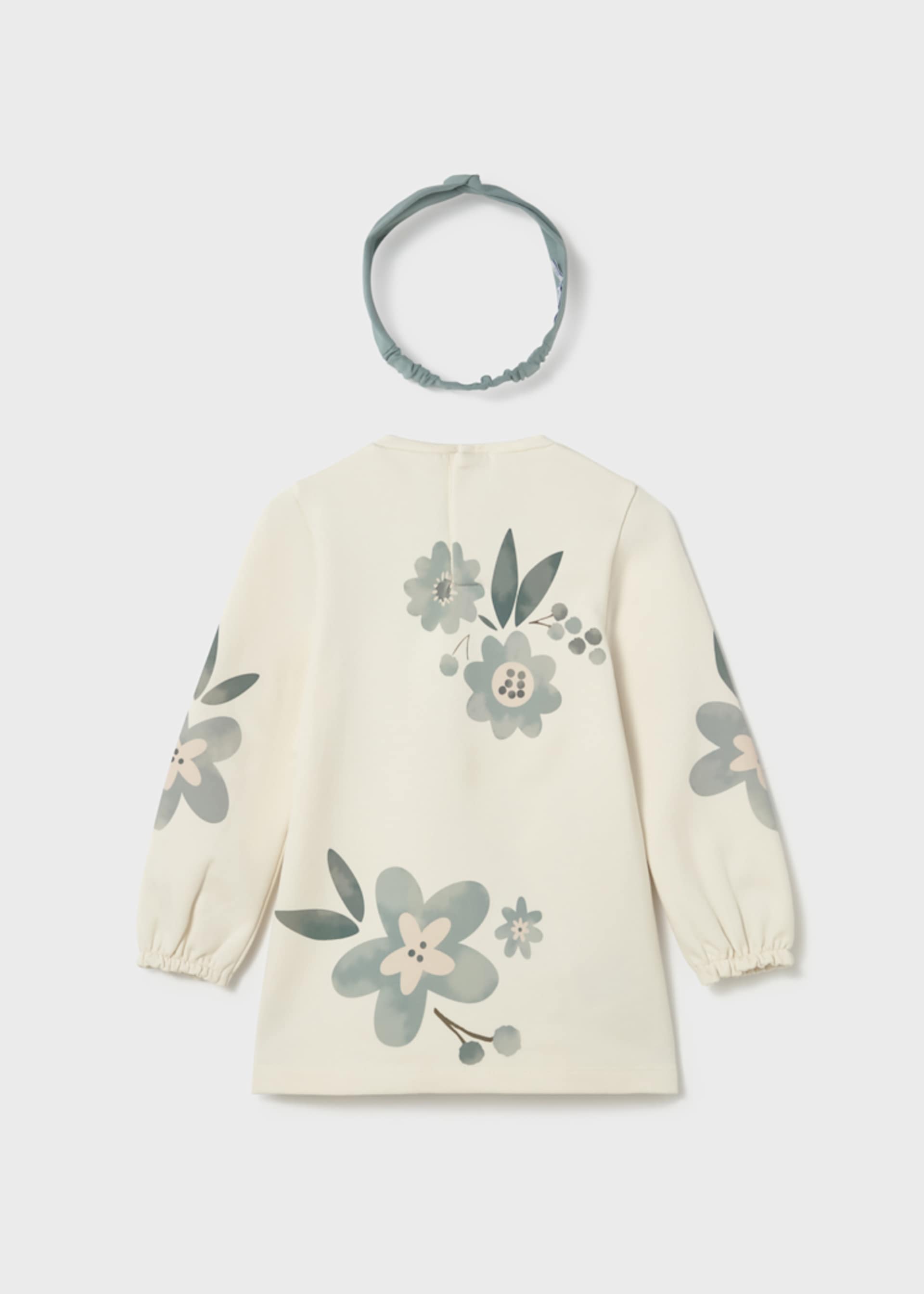 Baby floral terry dress