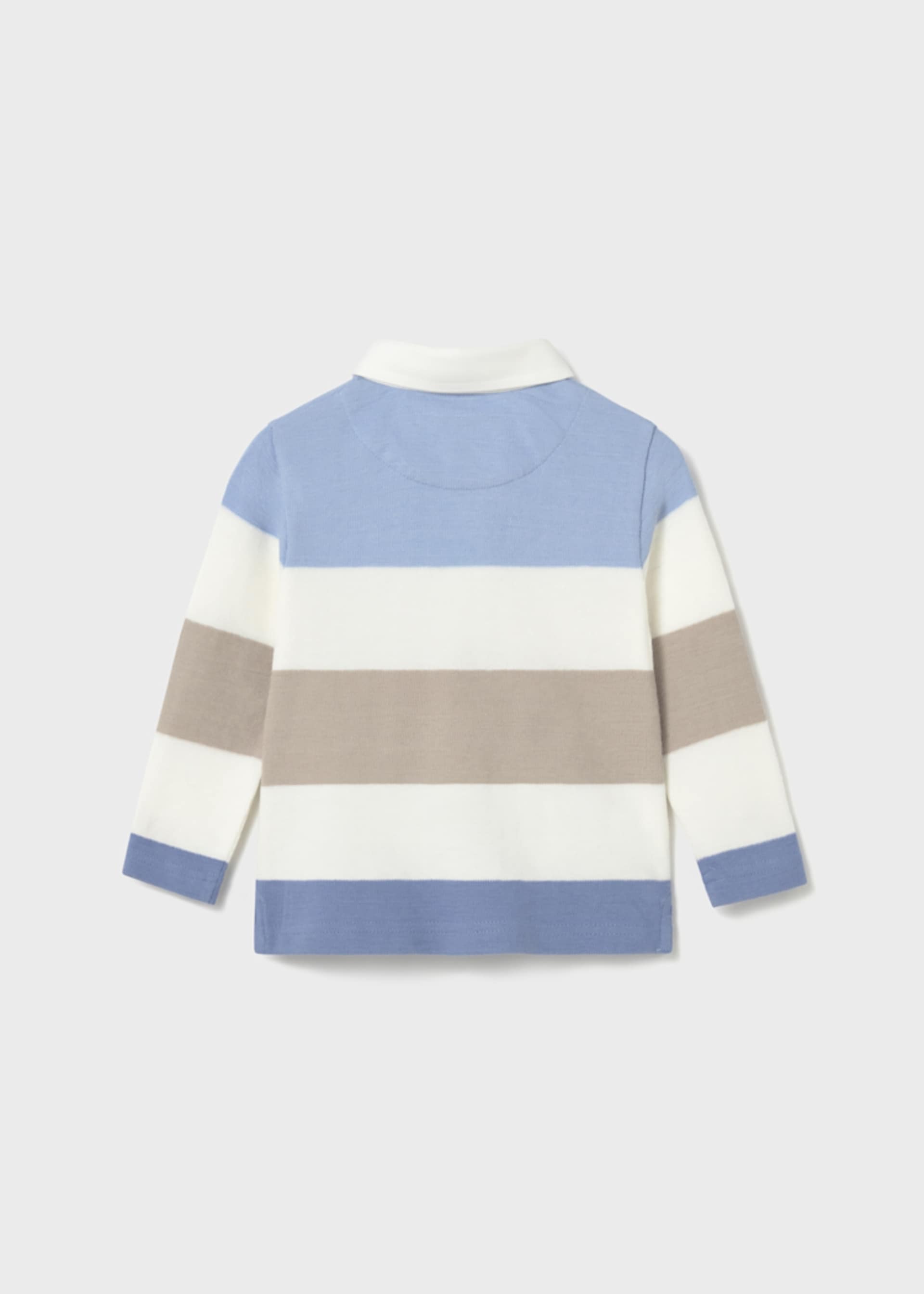 Striped polo shirt