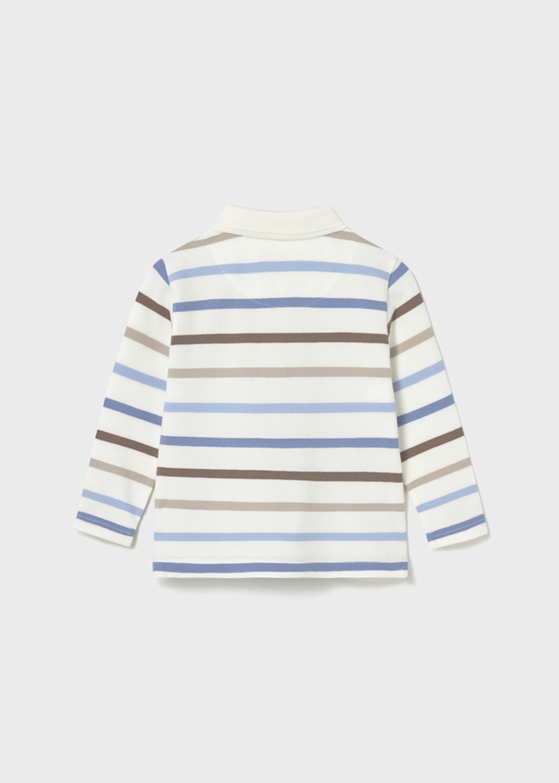Langarm Poloshirt gestreift Baby