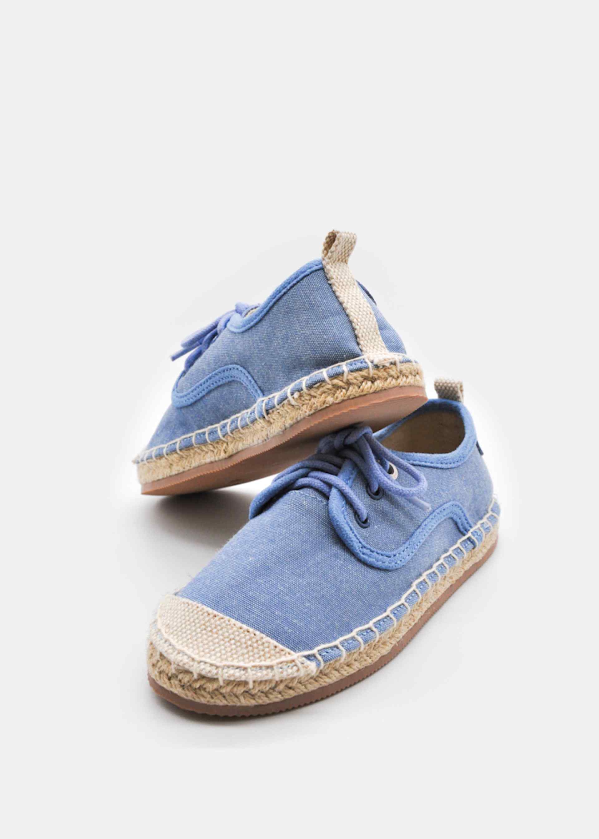 Alpargata cordones niño