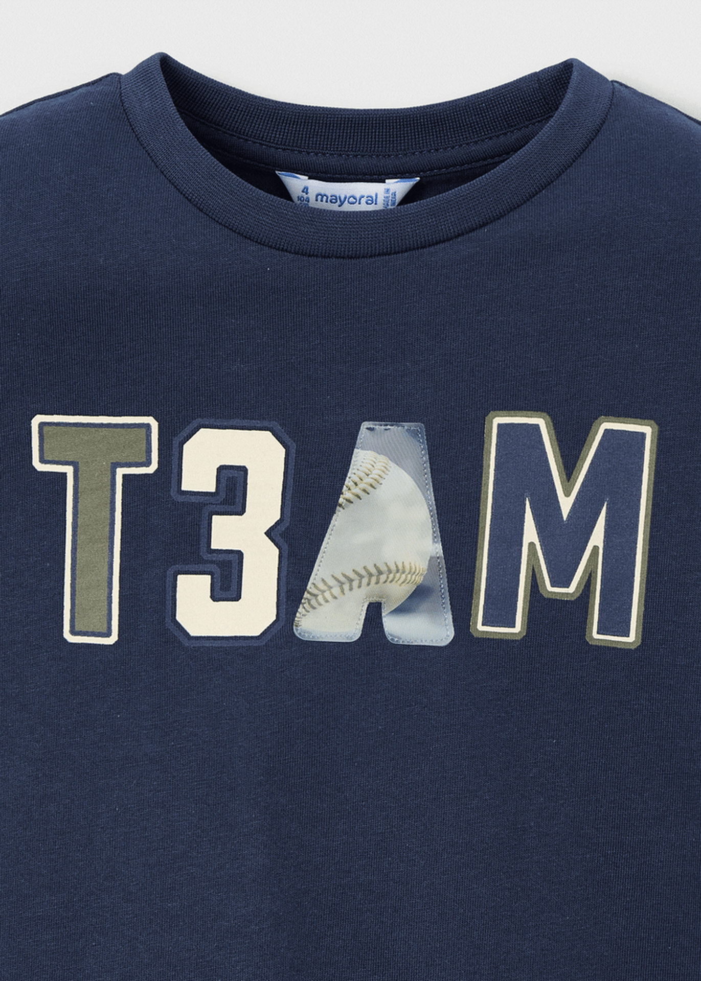 Shirt Buchstaben lentikular Jungen