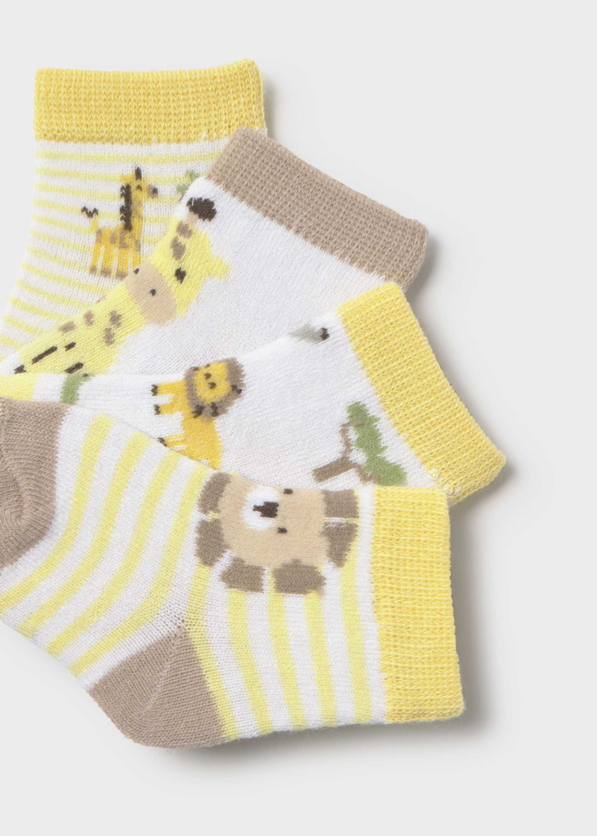 Newborn Boy 4-Pack Socks