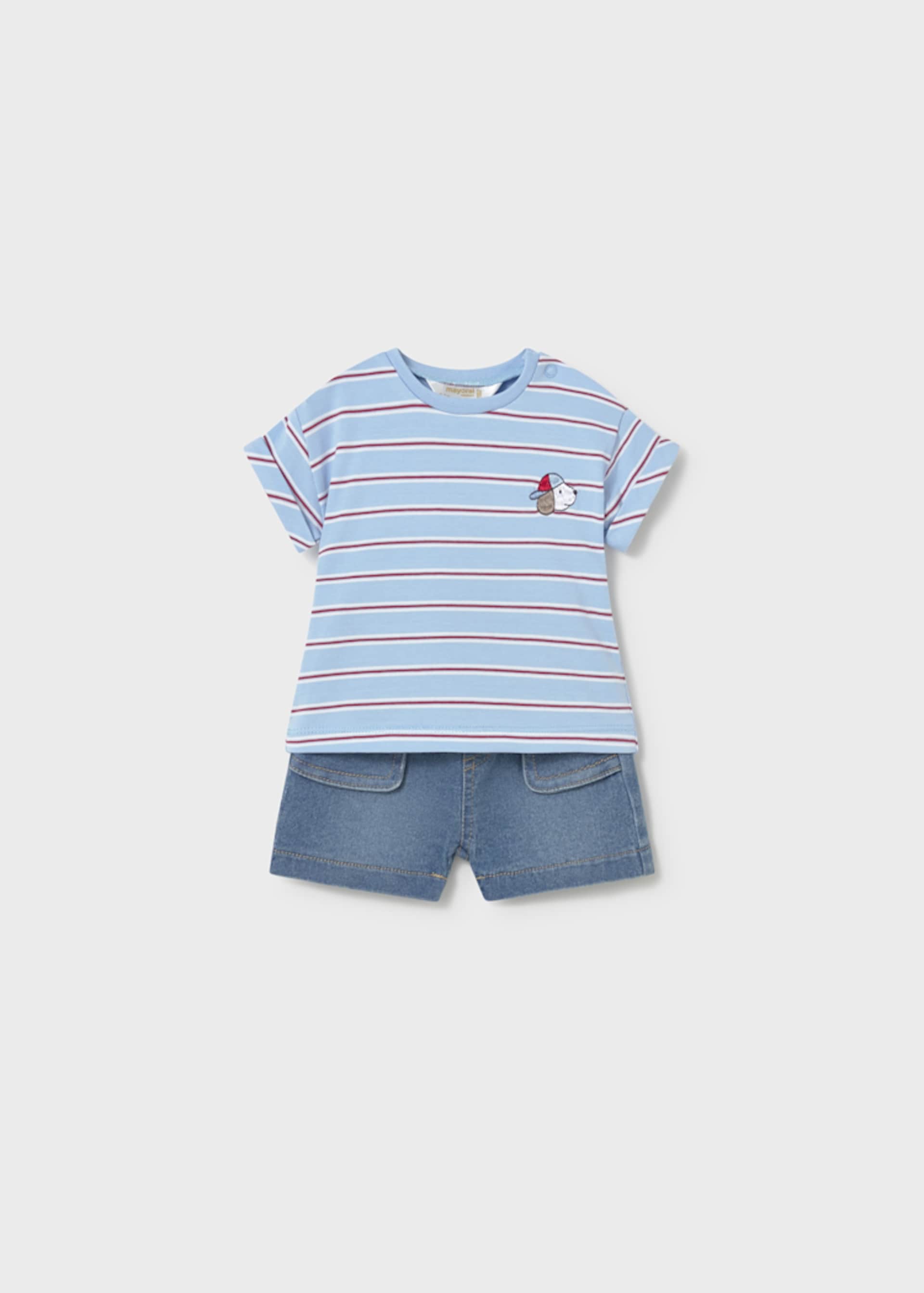 Conjunto short y playera recién nacido