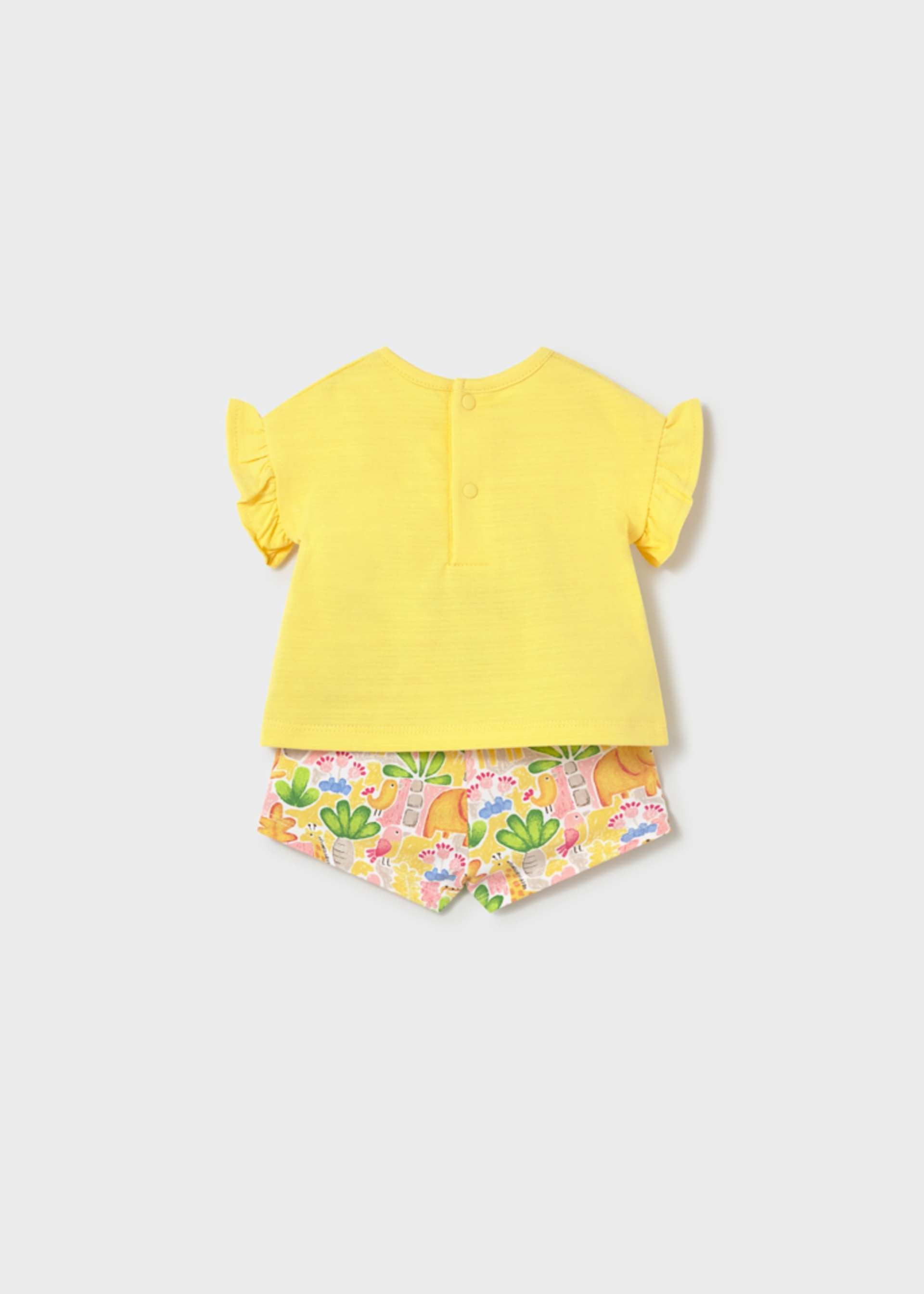 Newborn Printed Shorts and T-shirt Set