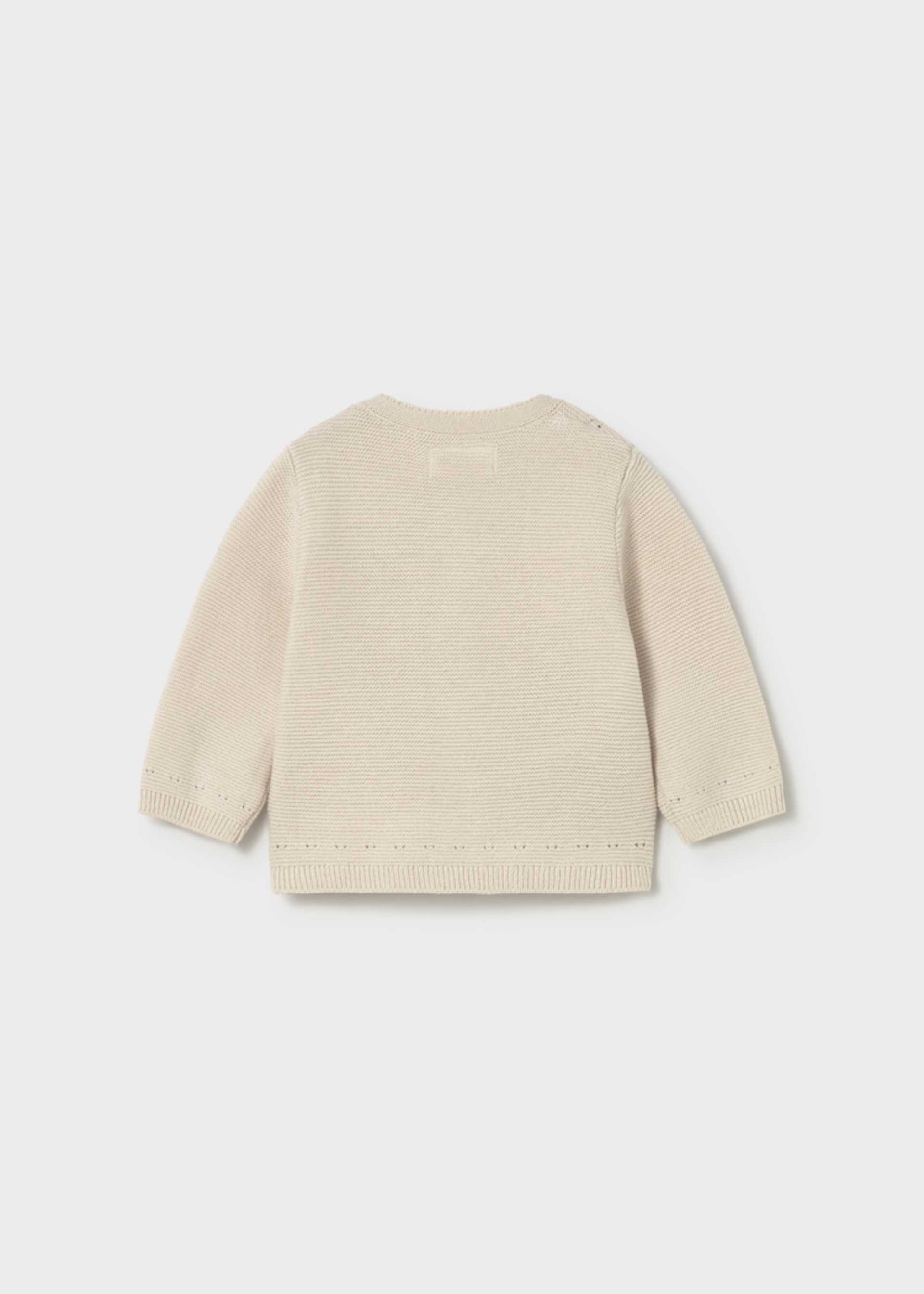 Cardigan tricot bottoni neonata