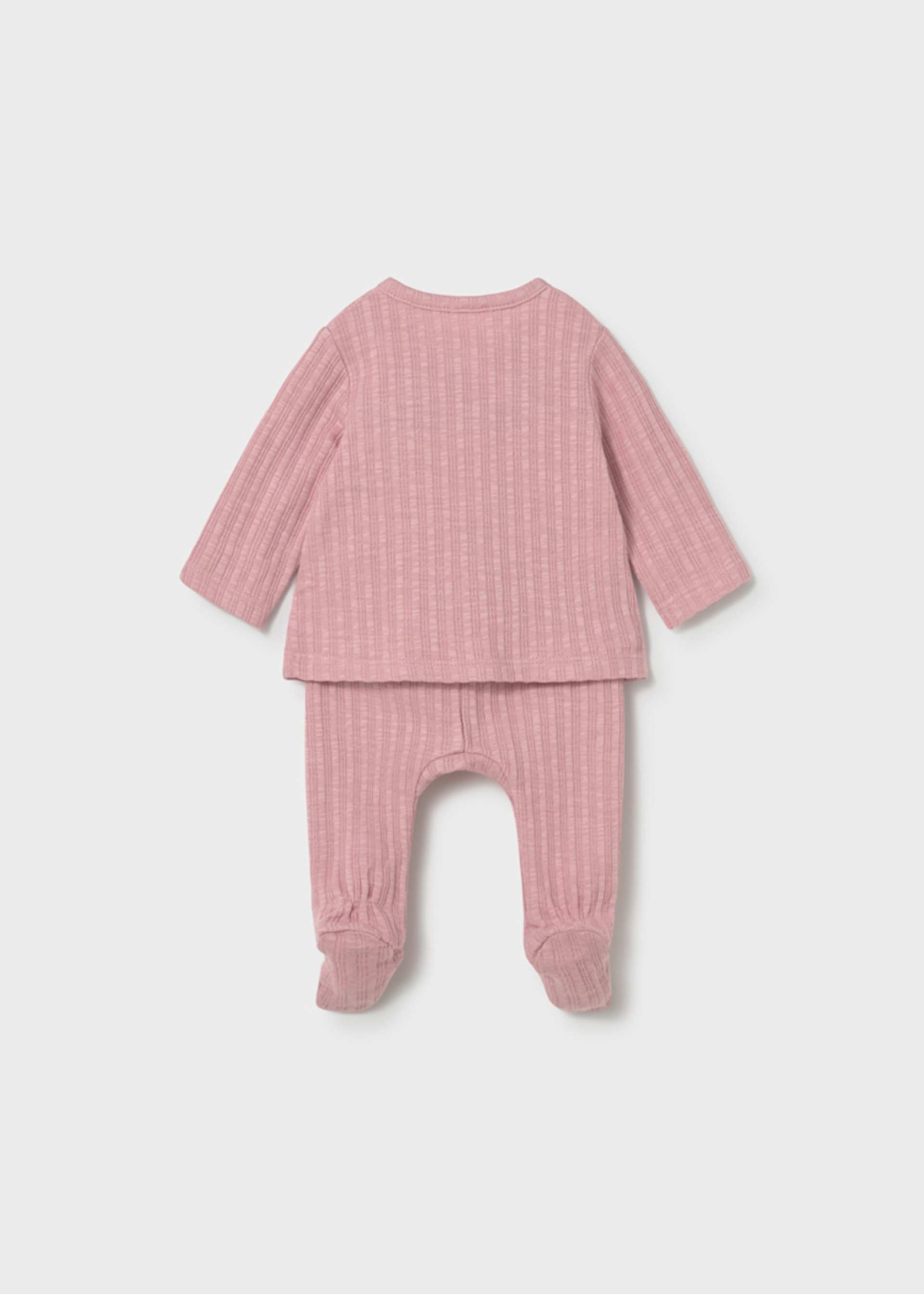 Leg warmer set newborn with bow