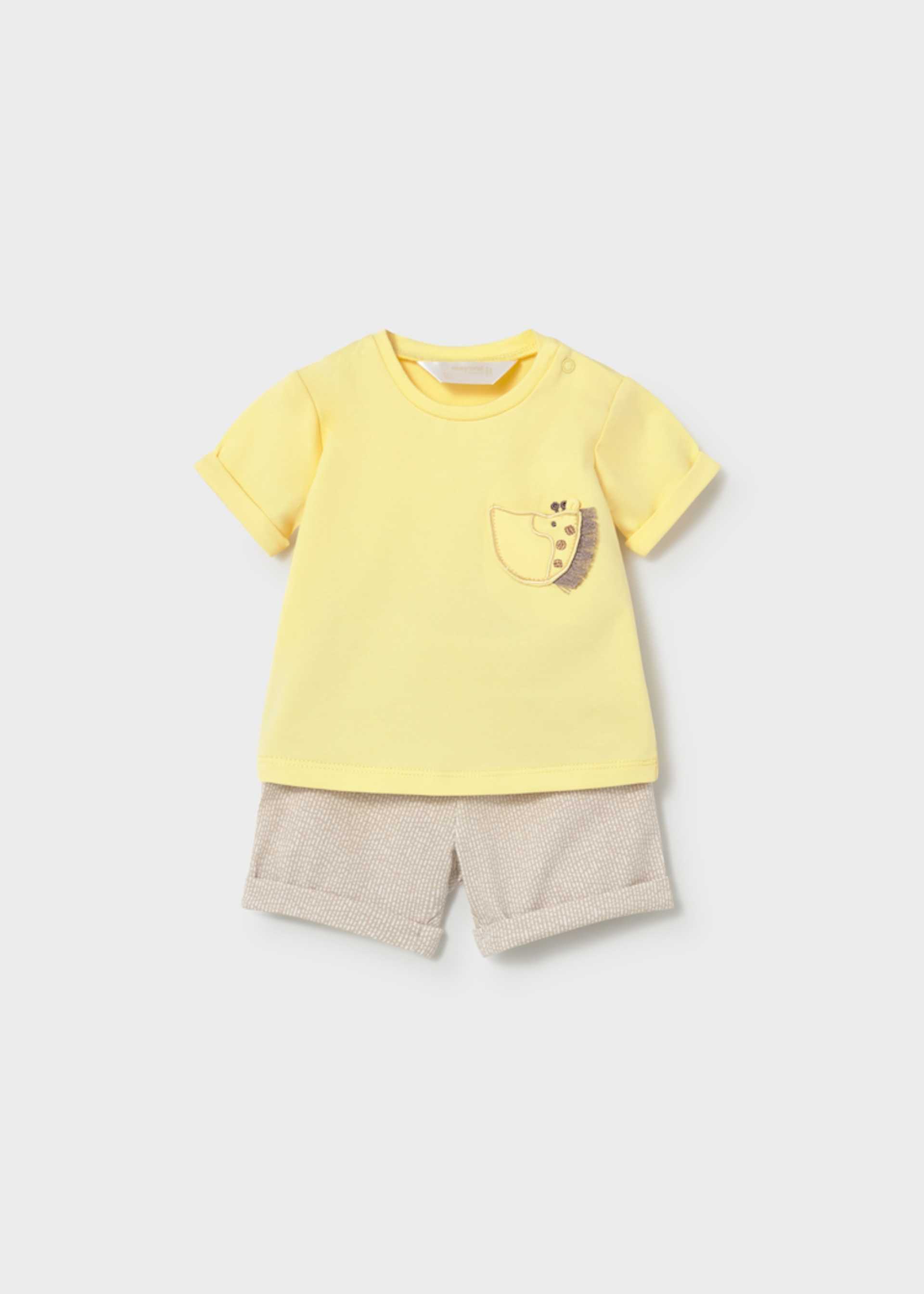 Conjunto 4 piezas short recién nacido