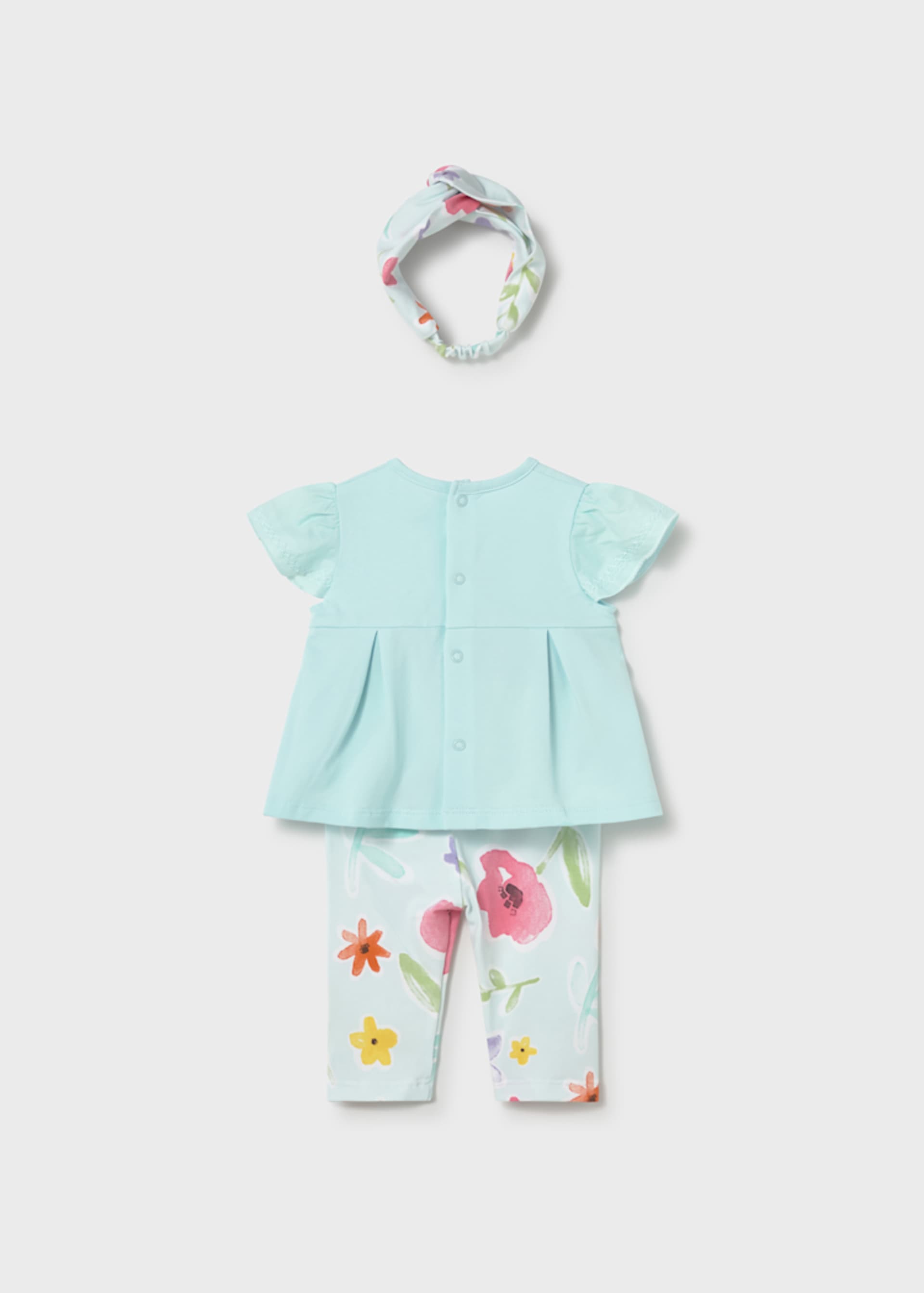 Newborn print leggings set